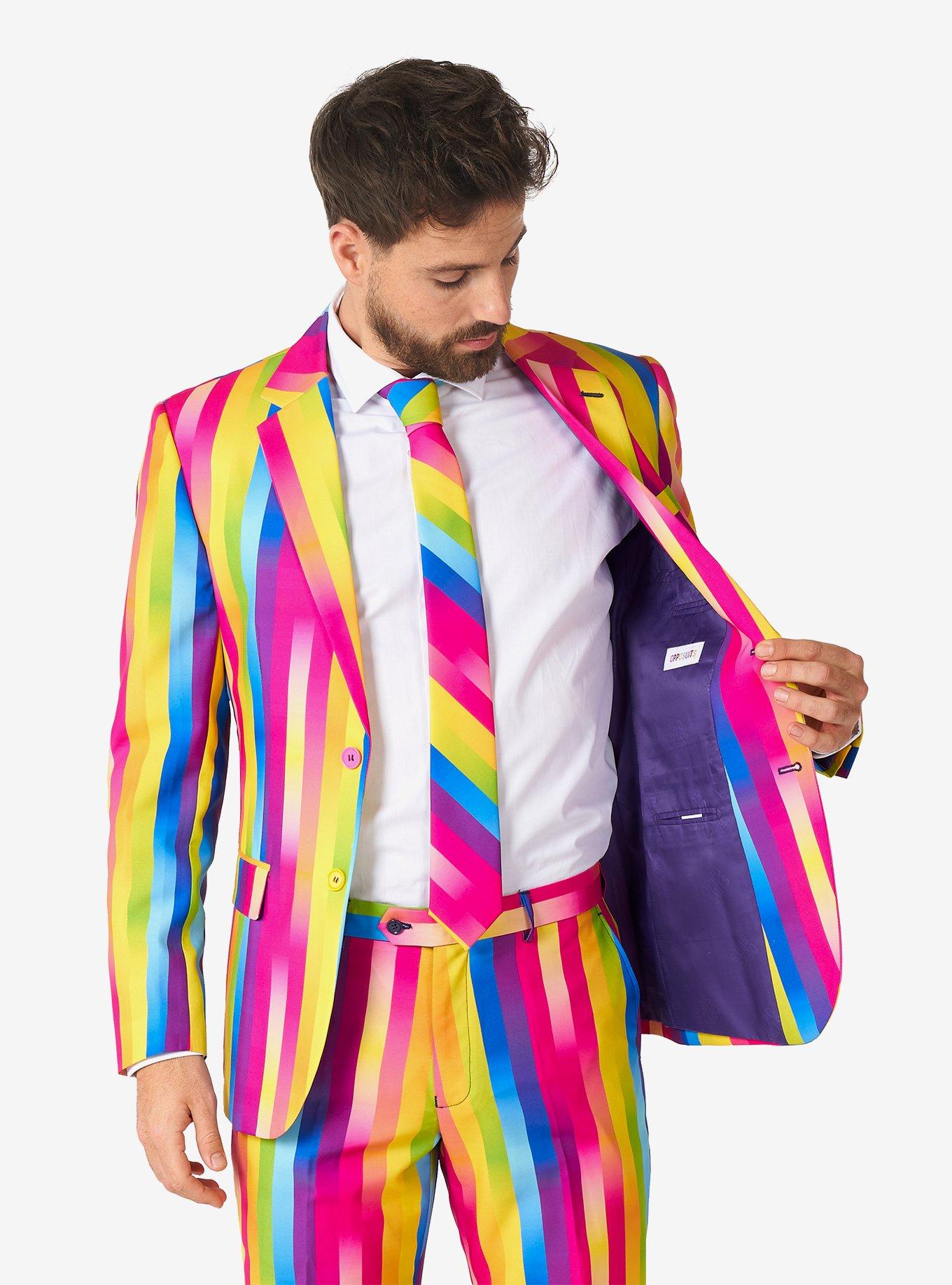Rainbow Glaze Suit, MULTI, alternate