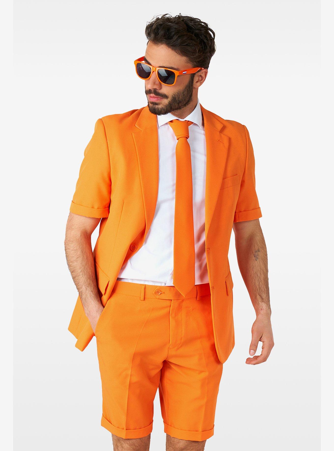 The Orange Summer Short Suit, ORANGE, alternate