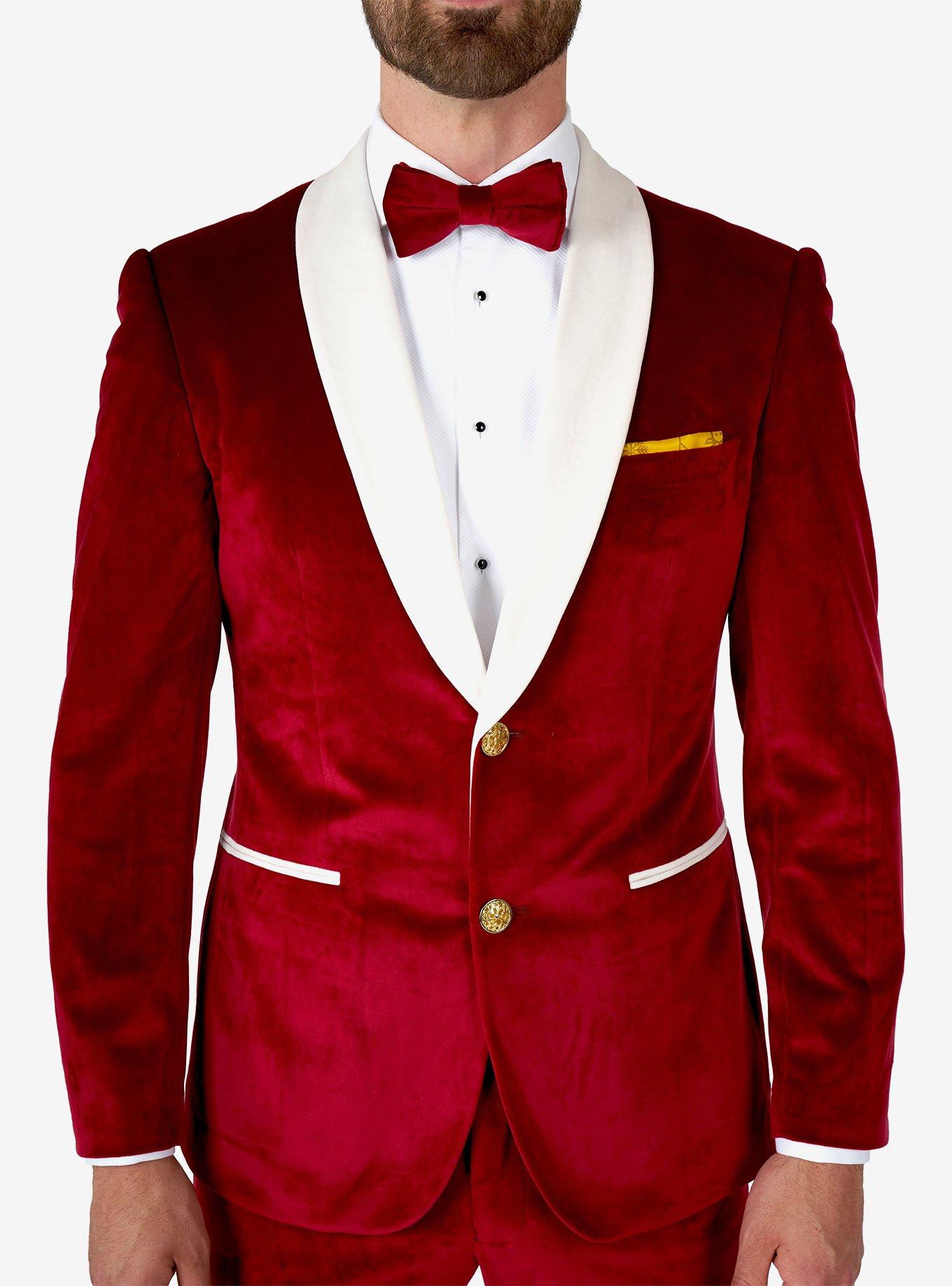 Velvet Vibes Tuxedo, RED, alternate