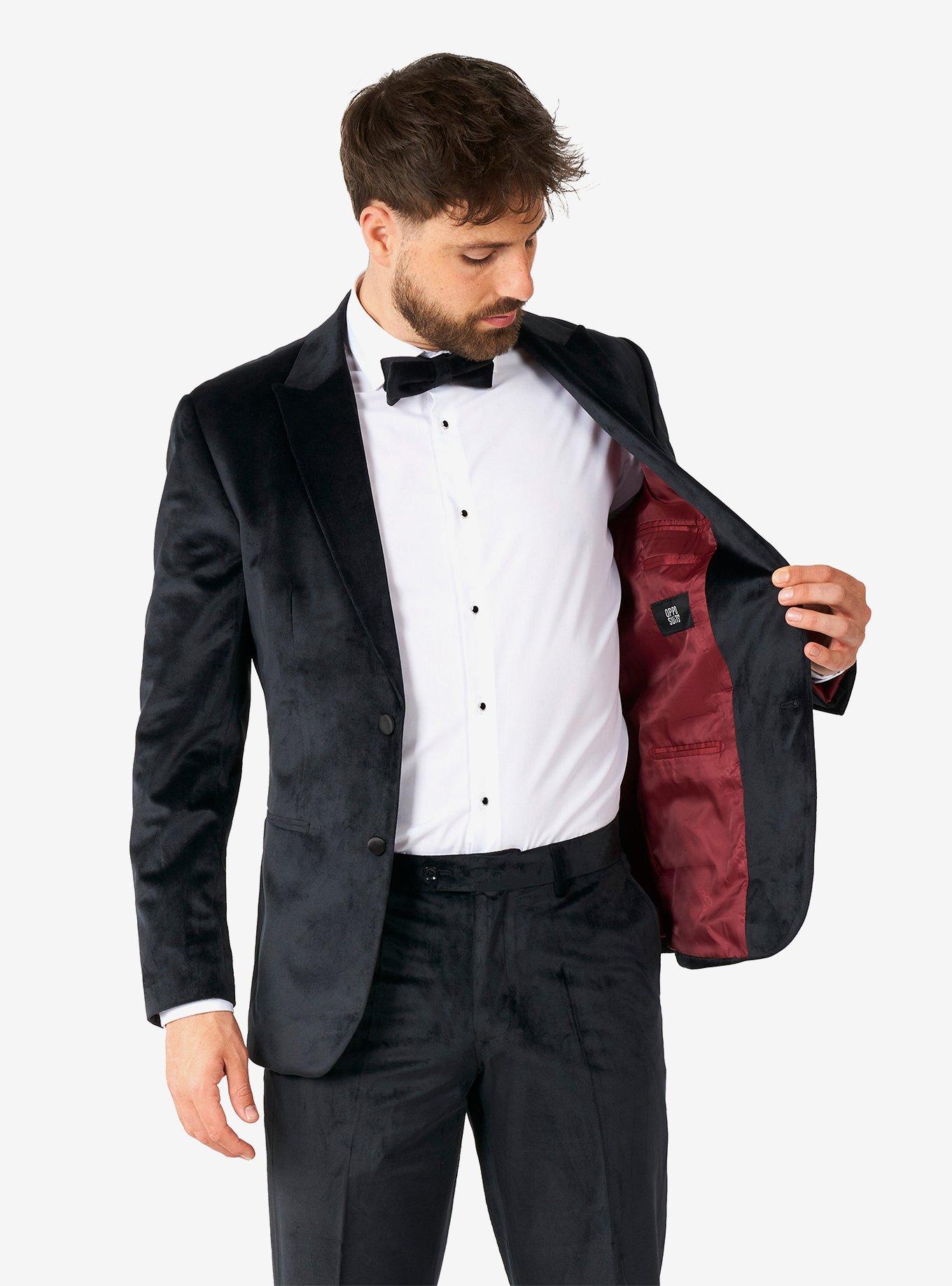 Midnight Black Velvet Tuxedo, , hi-res