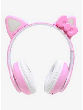 Hello Kitty Ears Light-Up Wireless Headphones, , hi-res