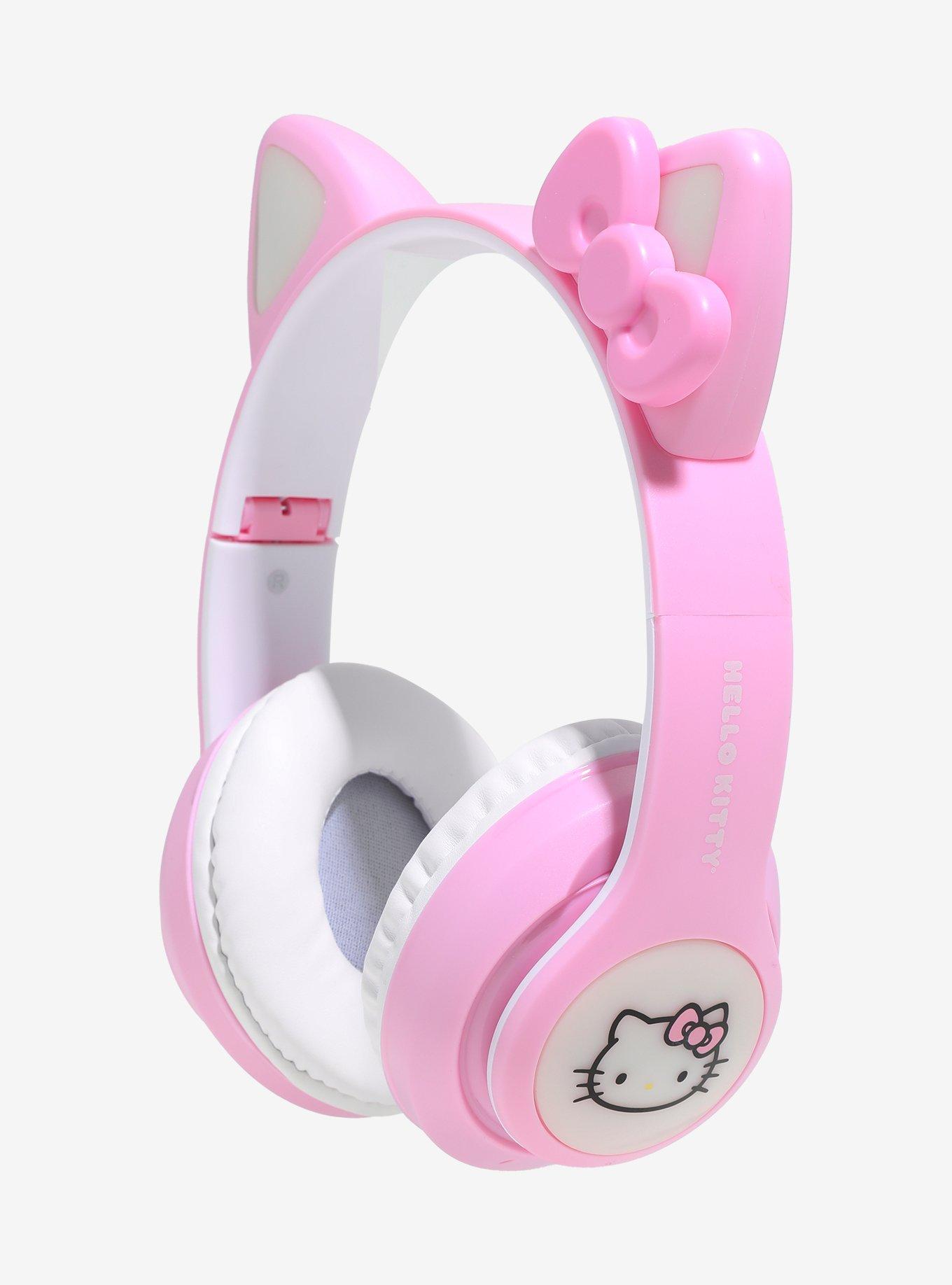 Hello Kitty Ears Light-Up Wireless Headphones, , alternate