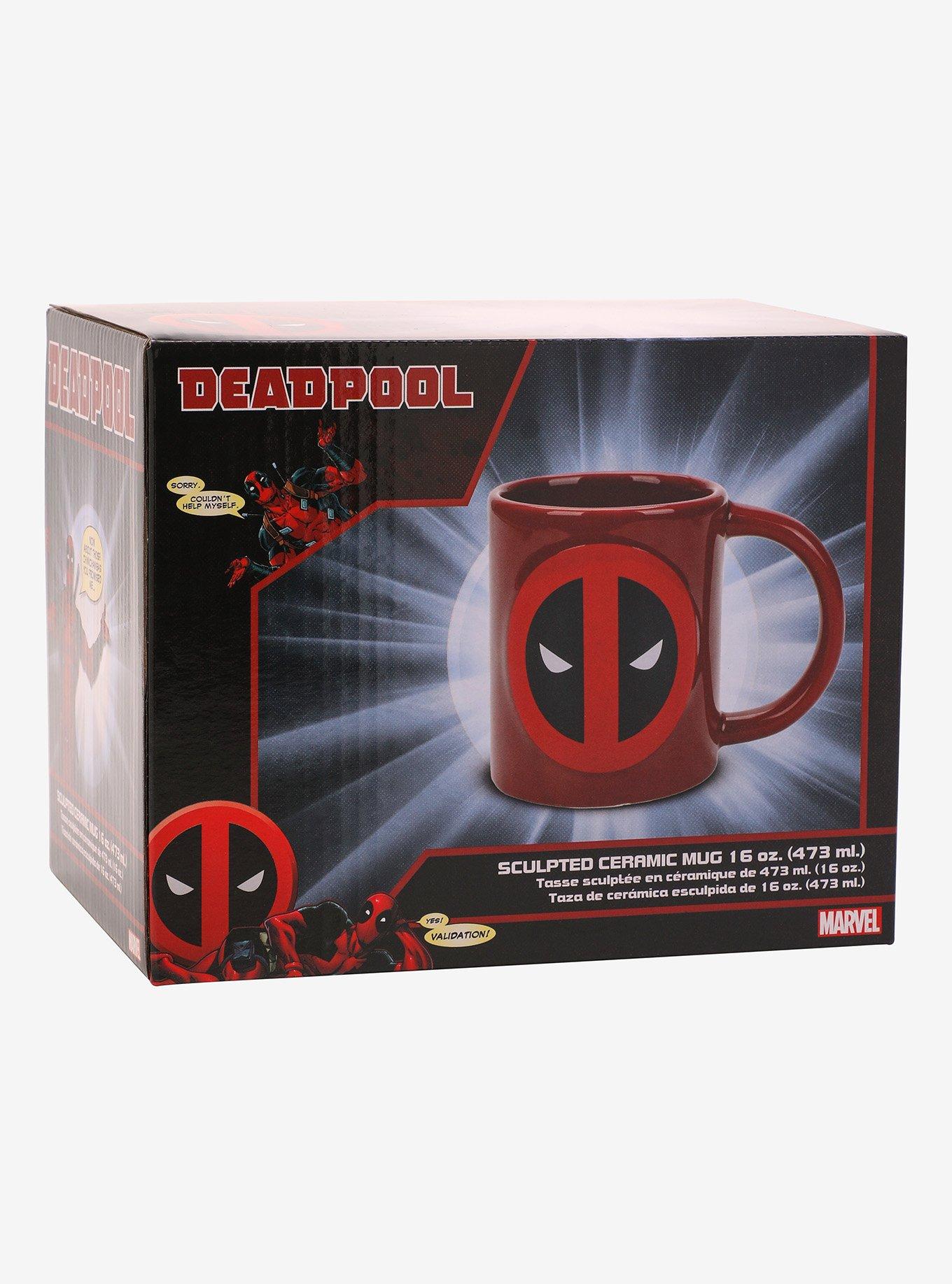 Marvel Deadpool Suit Sculpted Mug, , alternate