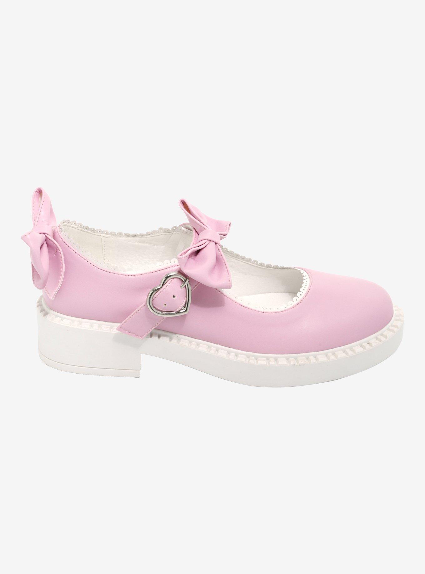 Koi Pink Fairy Bow Mary Janes, PINK, alternate