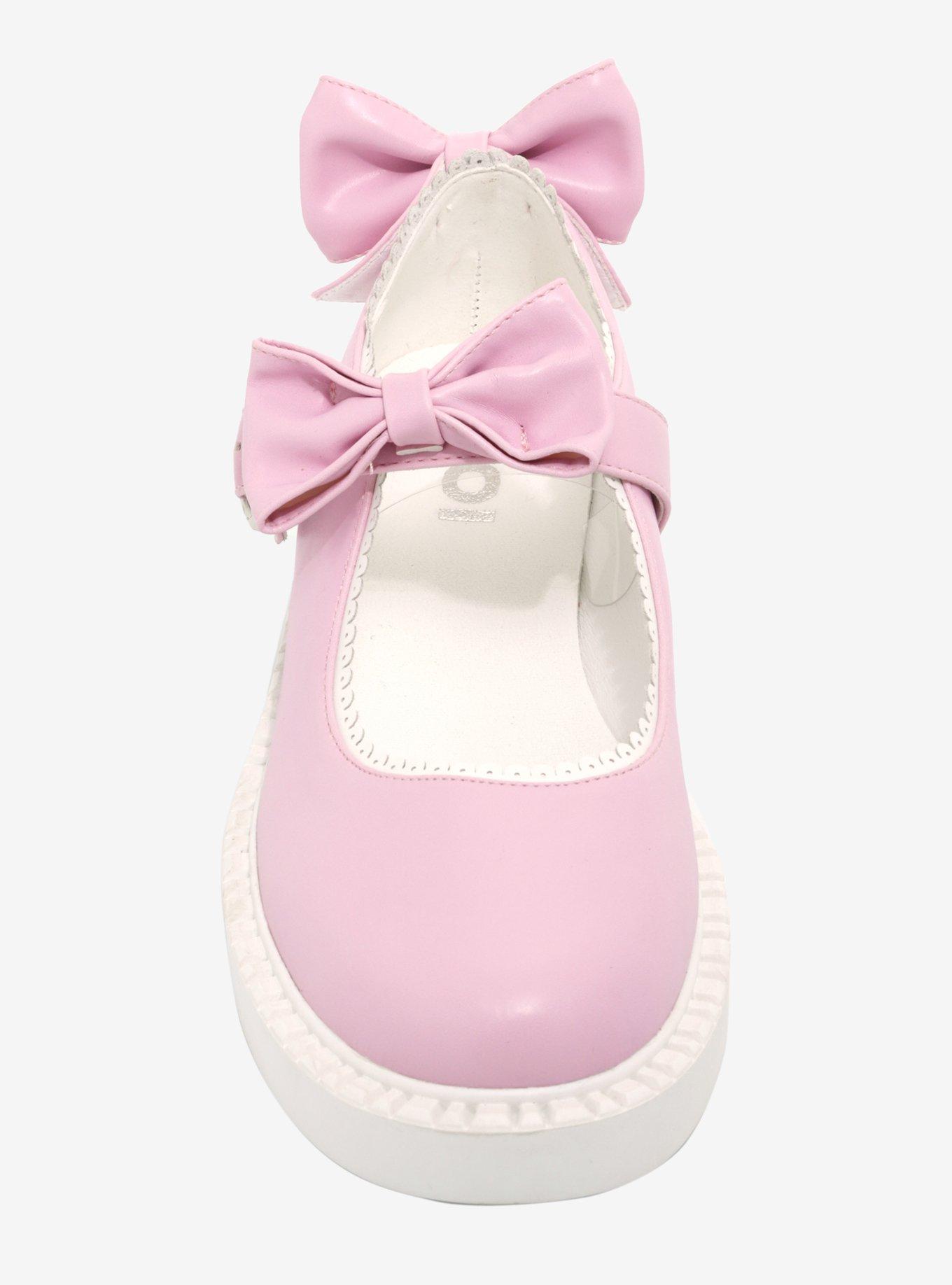 Koi Pink Fairy Bow Mary Janes, PINK, alternate