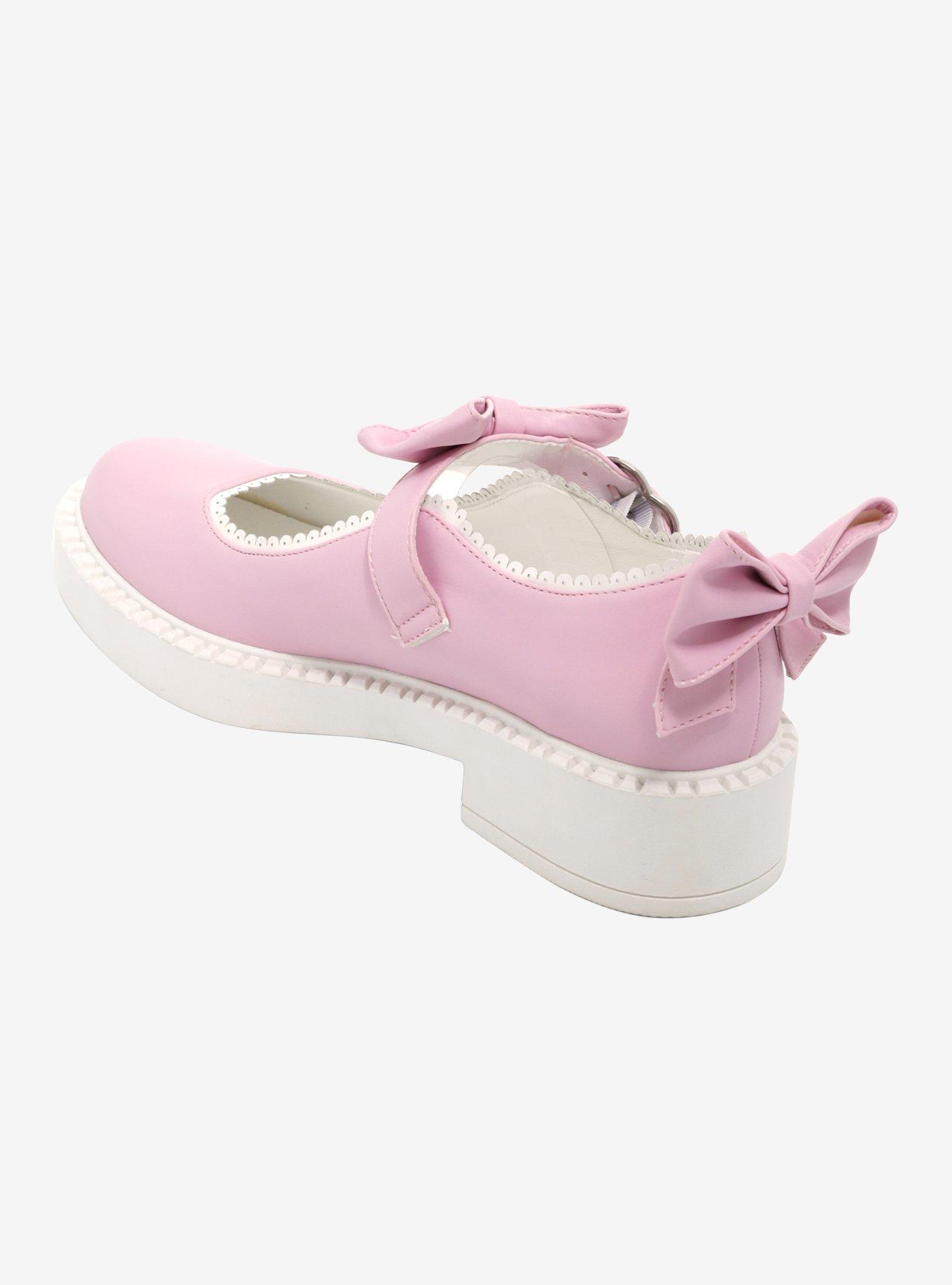 Koi Pink Fairy Bow Mary Janes, PINK, alternate