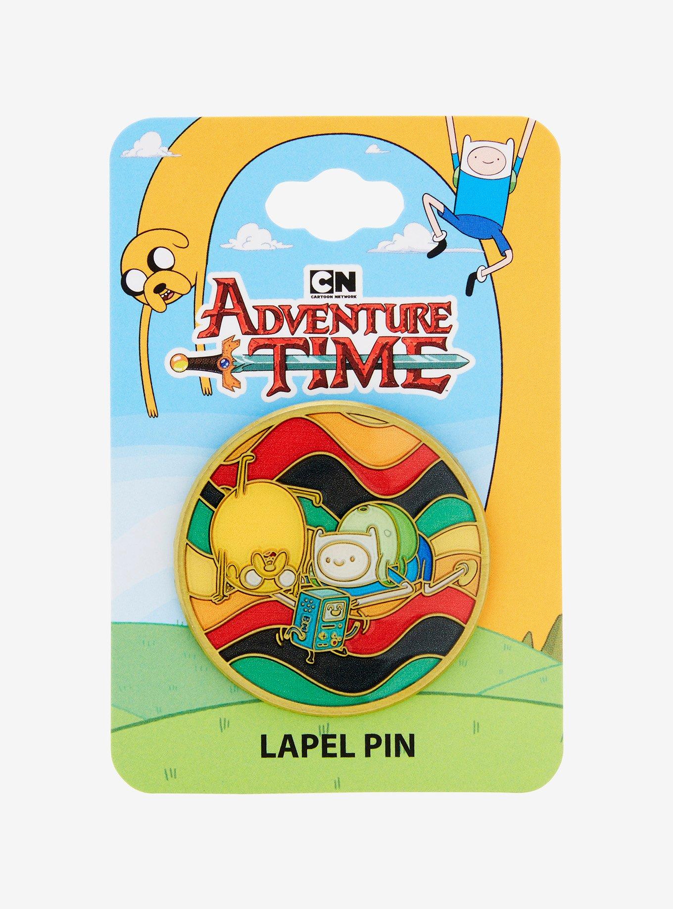 Loungefly Adventure Time Finn and Jake Wave Enamel Pin — BoxLunch Exclusive, , hi-res