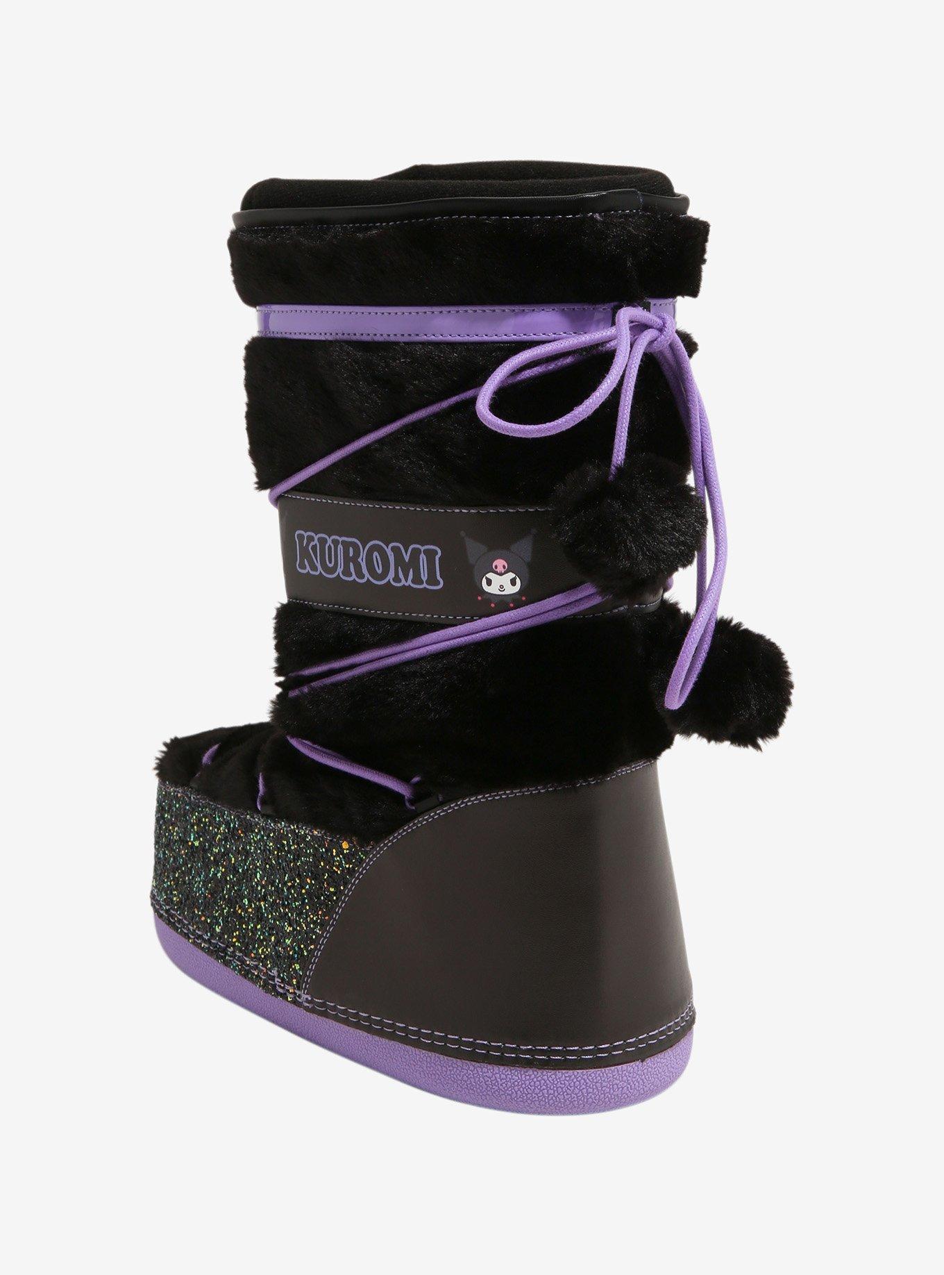 Kuromi X YRU Fuzzy Blizz Boots, MULTI, alternate