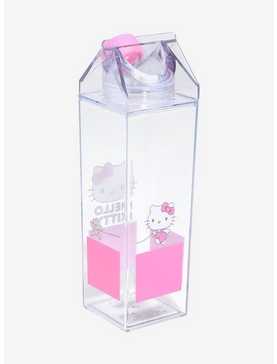 Hello Kitty Pink Milk Carton Water Bottle, , hi-res