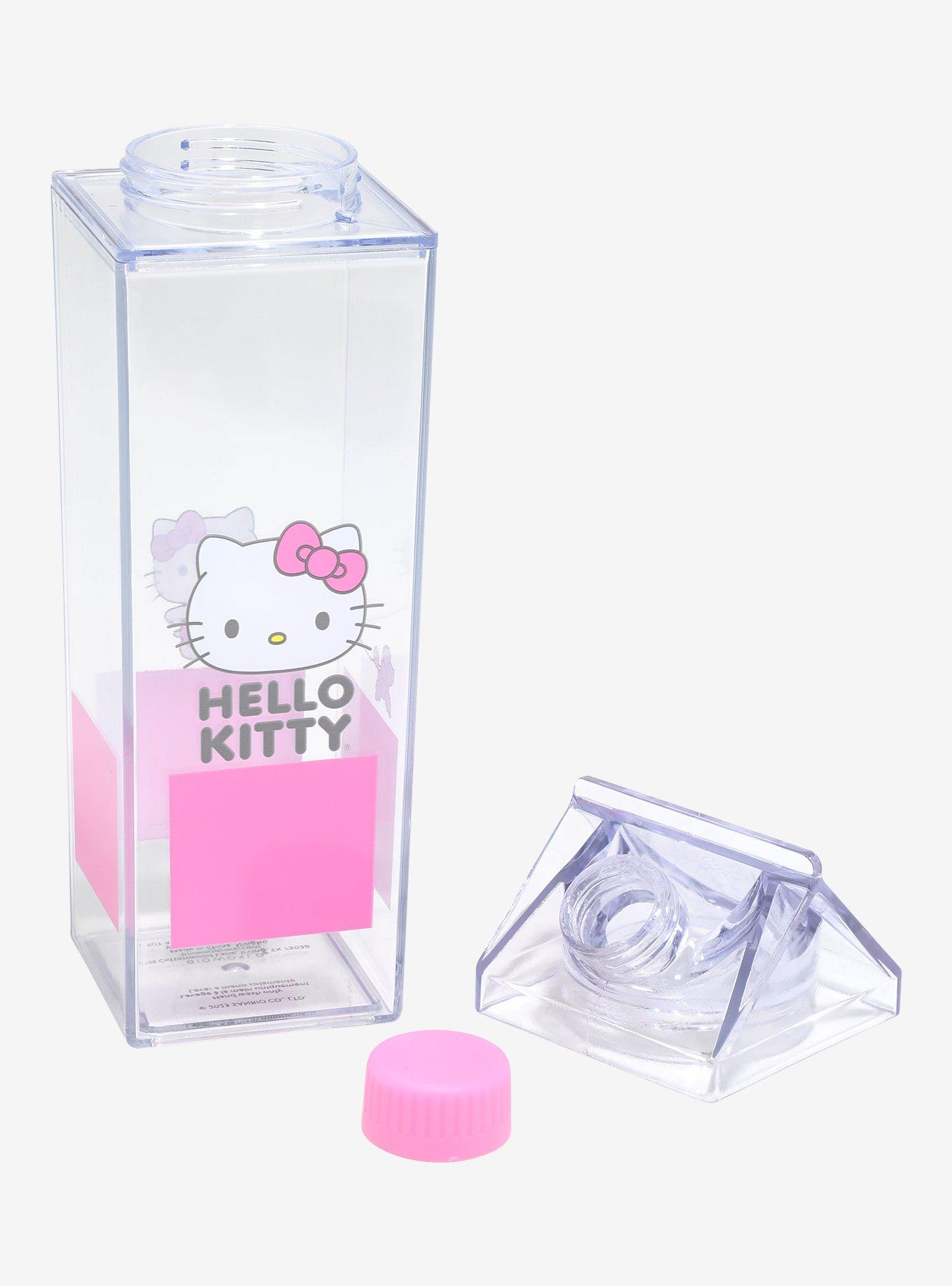 Hello Kitty Pink Milk Carton Water Bottle, , alternate