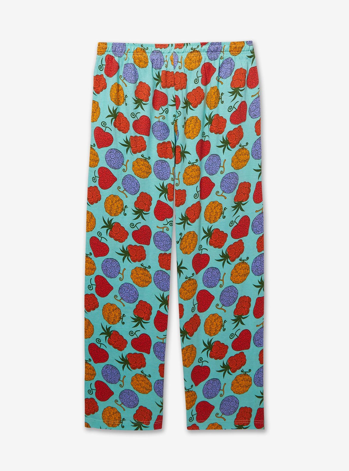 One Piece Devil Fruit Allover Print Sleep Pants — BoxLunch Exclusive, , hi-res
