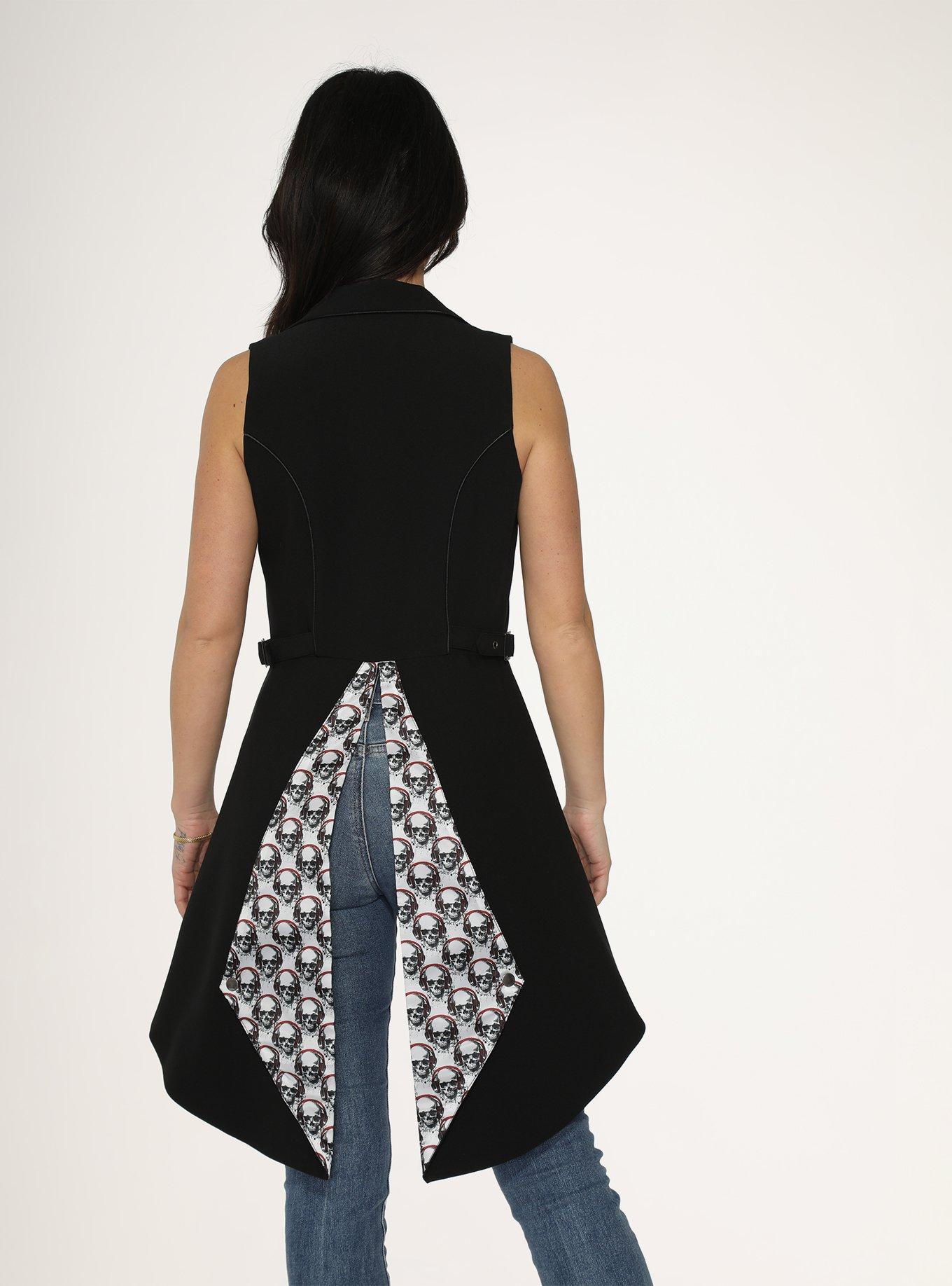 Black Skulls Vest, BLACK SKULL, alternate