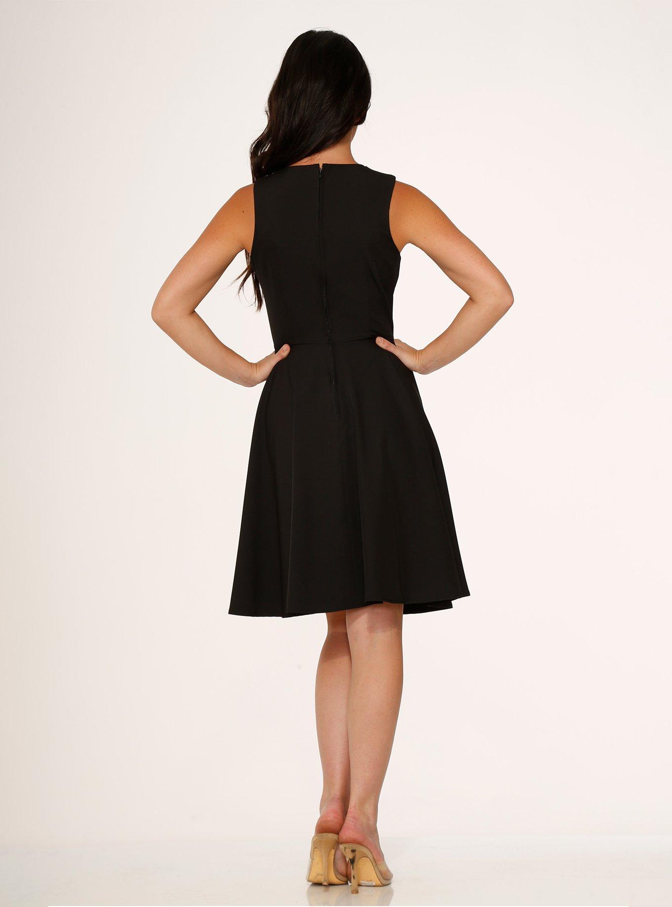 Black Pumpkin Dress, BLACK, alternate