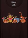 Disney Winnie the Pooh Halloween Embroidered Women's Plus Size T-Shirt — BoxLunch Exclusive, PURPLE, alternate