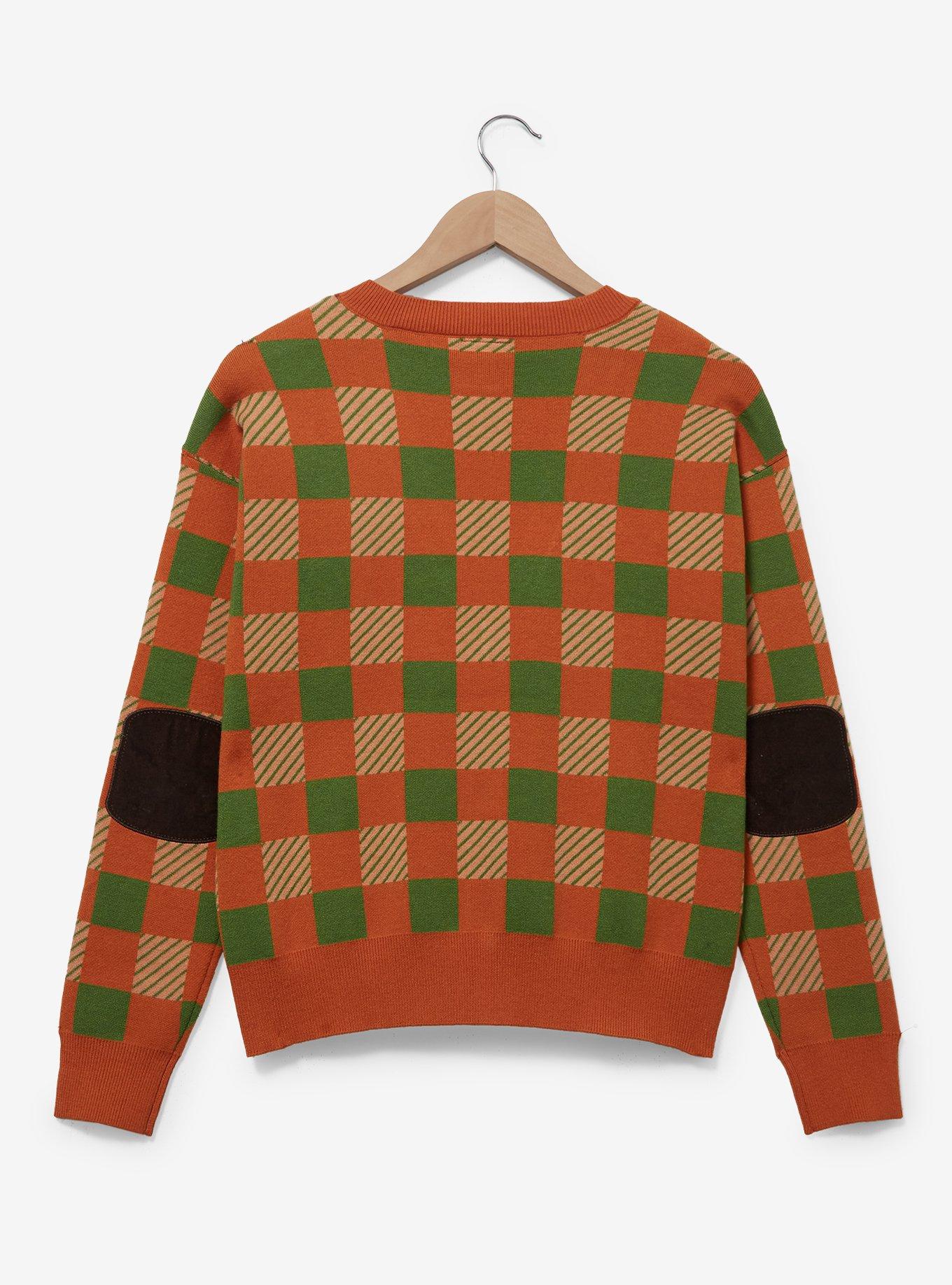 Disney Winnie the Pooh Plaid Pumpkins Women's Cardigan - BoxLunch Exclusive, CHECKERED, alternate