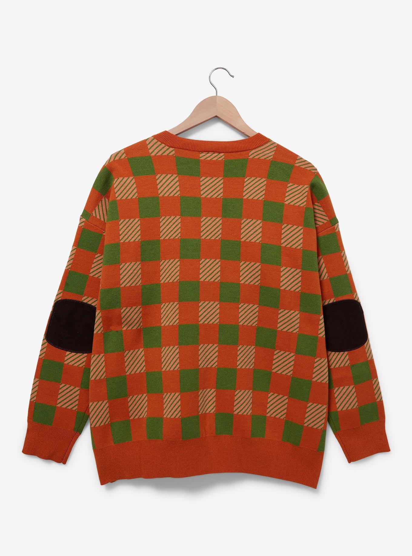 Disney Winnie the Pooh Plaid Pumpkins Women's Plus Size Cardigan - BoxLunch Exclusive, CHECKERED, alternate