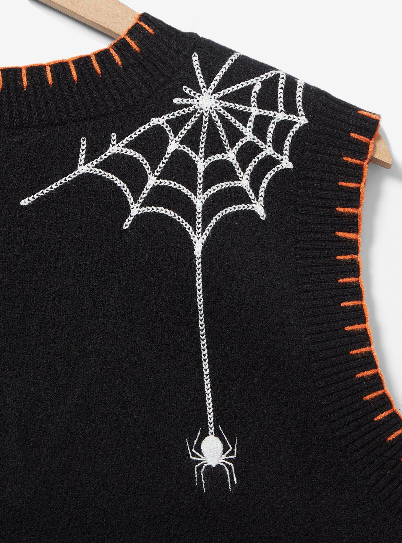 Peanuts Charlie Brown and Friends Great Pumpkin Women's Vest &mdash; BoxLunch Exclusive, BLACK, alternate