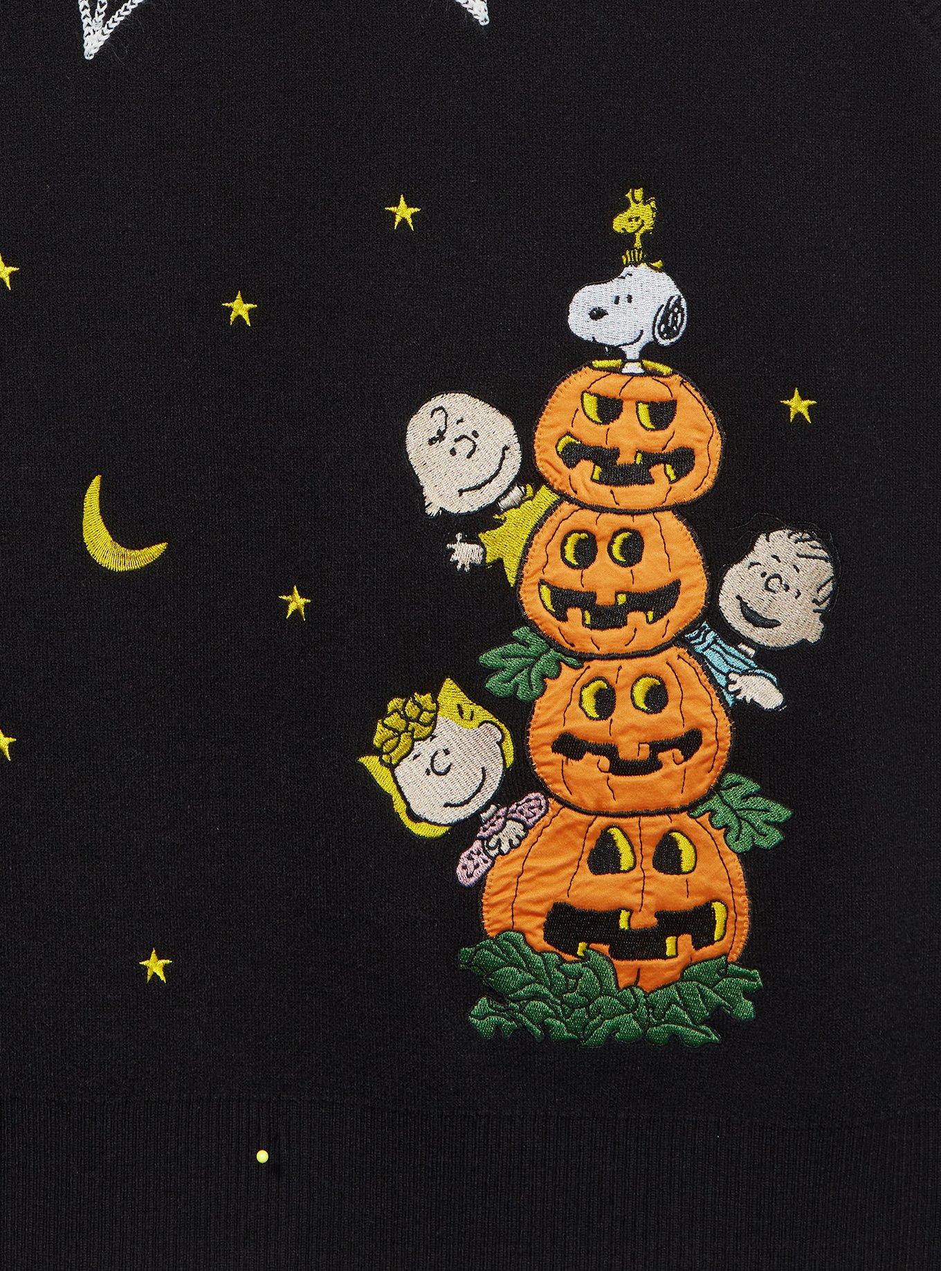 Peanuts Halloween Icons Women's Plus Sweater Vest - BoxLunch Exclusive