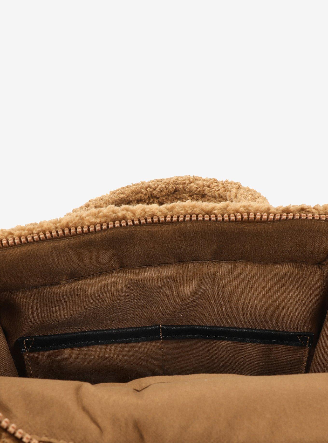 Garfield Brown Sherpa Tote Bag, , alternate