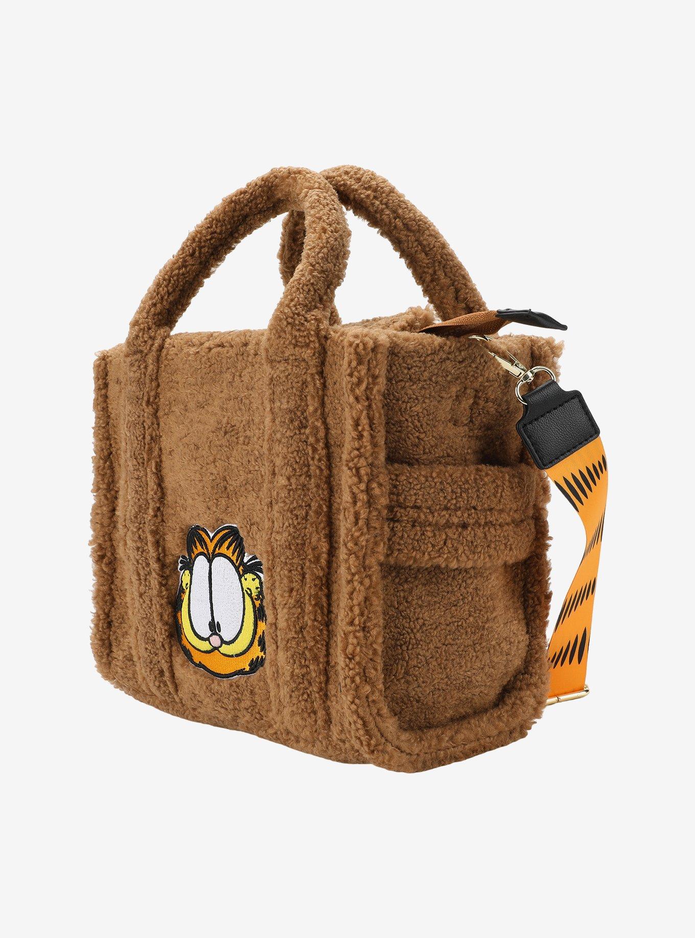 Garfield Brown Sherpa Tote Bag, , alternate