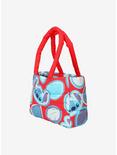 Disney Stitch Chibi Face Puffy Tote Bag, , alternate