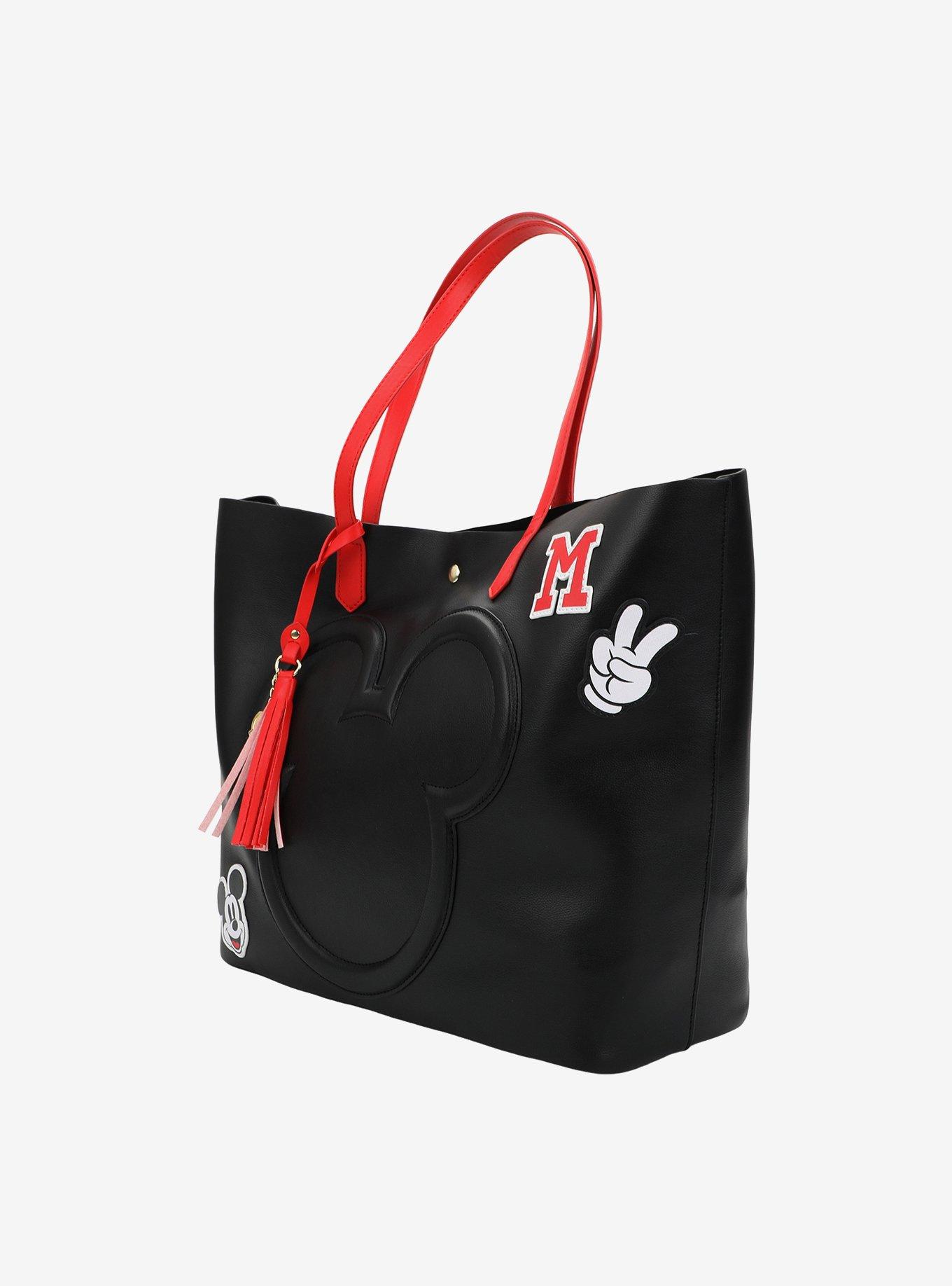 Disney Mickey Mouse Debossed Tote Bag, , alternate