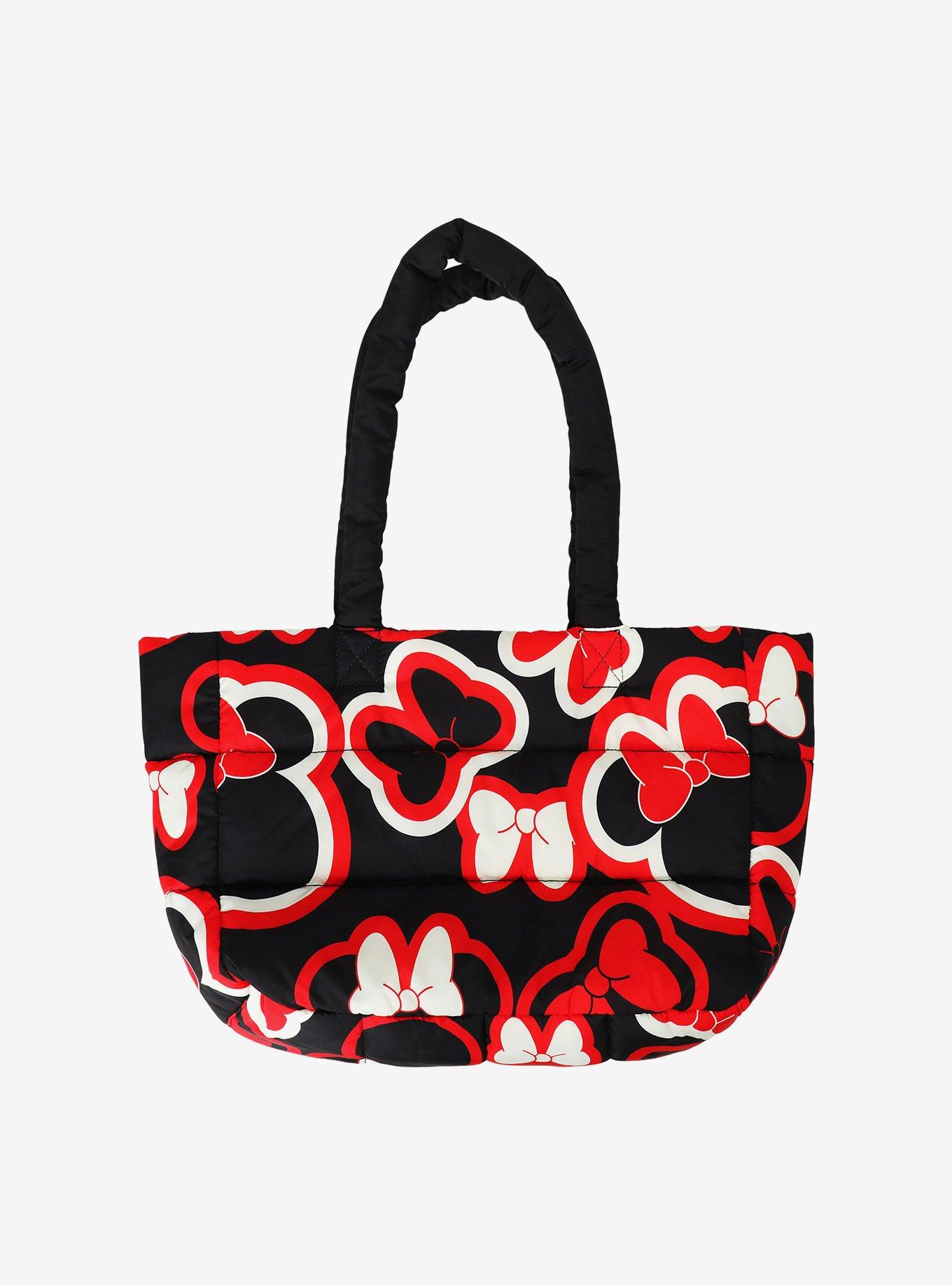Disney Minnie Mouse Quilted Tote Bag, , alternate
