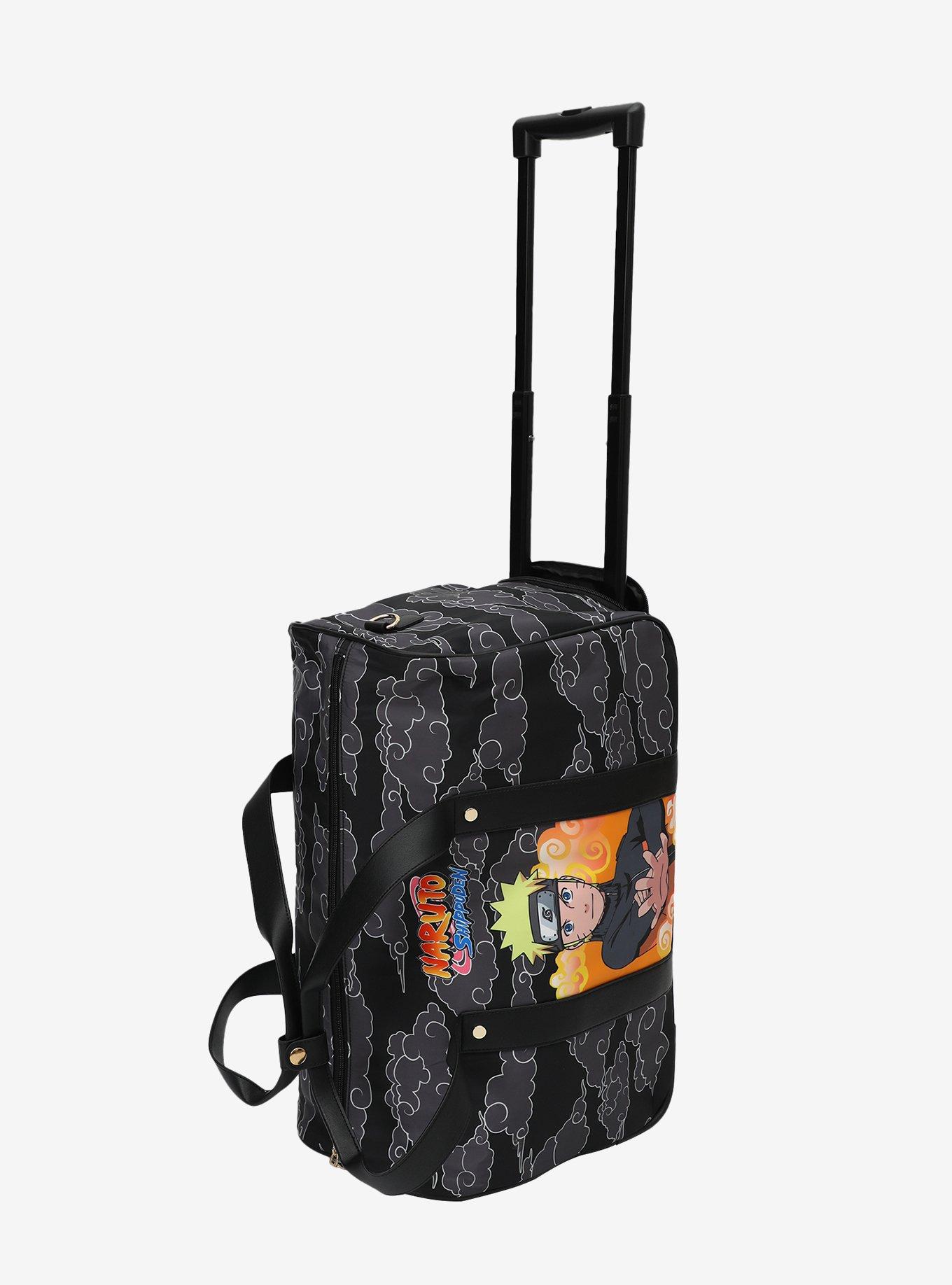 Naruto Shippuden Clouds Rolling Duffle Bag, , alternate