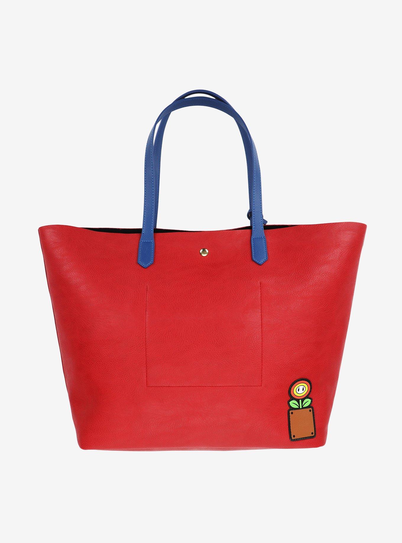 Super Mario Bros. Mario Icons Tote Bag, , alternate