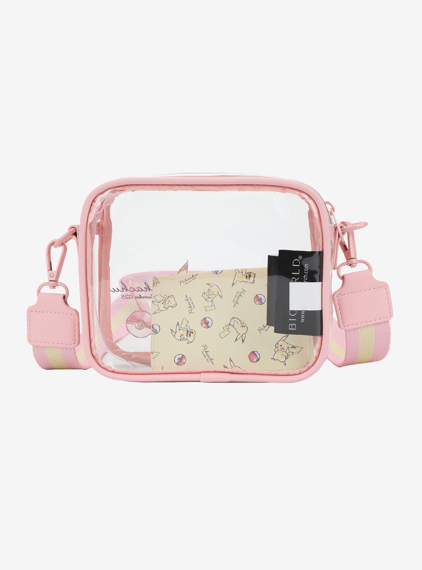 Pokemon Pikachu Clear Crossbody Bag With Wallet, , hi-res