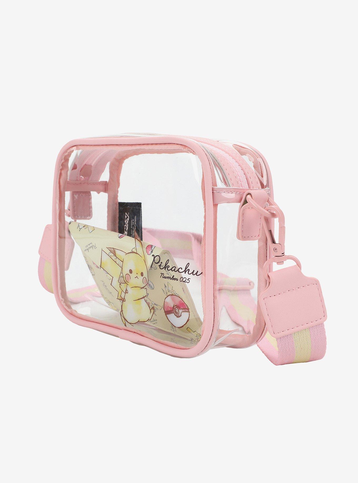 Pokemon Pikachu Clear Crossbody Bag With Wallet, , alternate