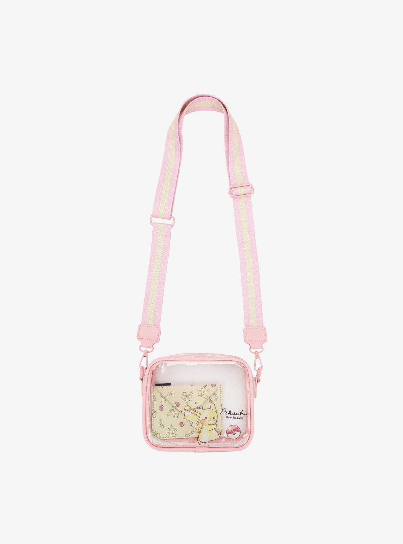 Pokemon Pikachu Clear Crossbody Bag With Wallet, , alternate