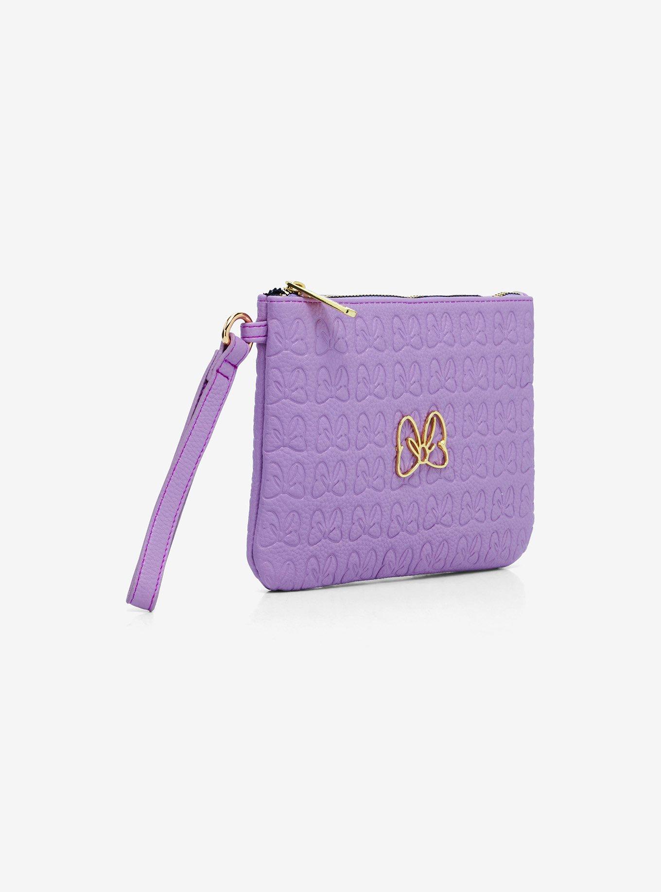 Loungefly Disney Minnie Mouse Bow Wristlet Wallet, , hi-res