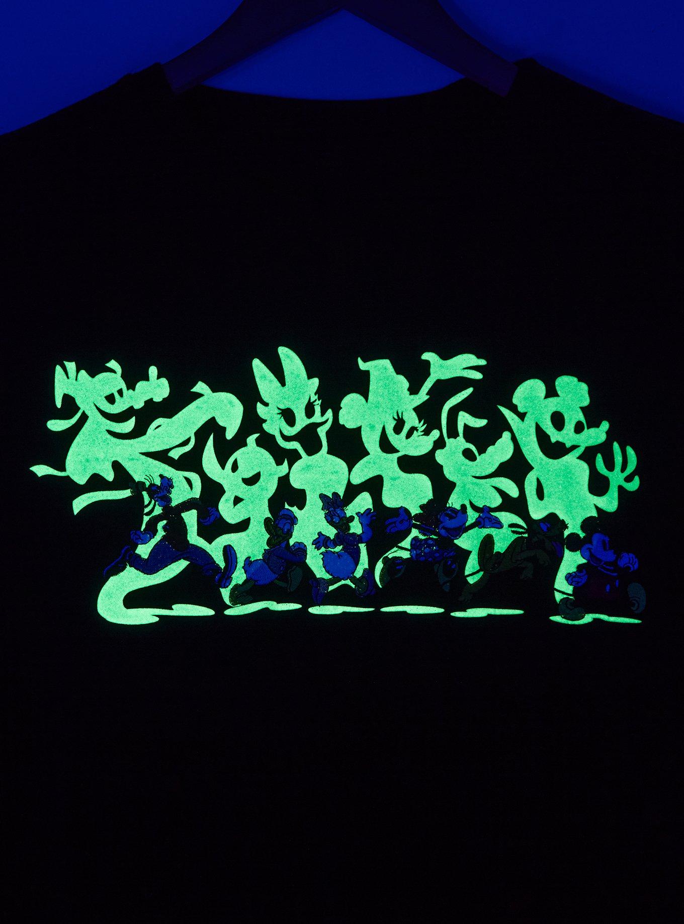 Disney Mickey & Friends Glow-in-the-Dark Ghost Sweatshirt &mdash; BoxLunch Exclusive, BLACK, alternate