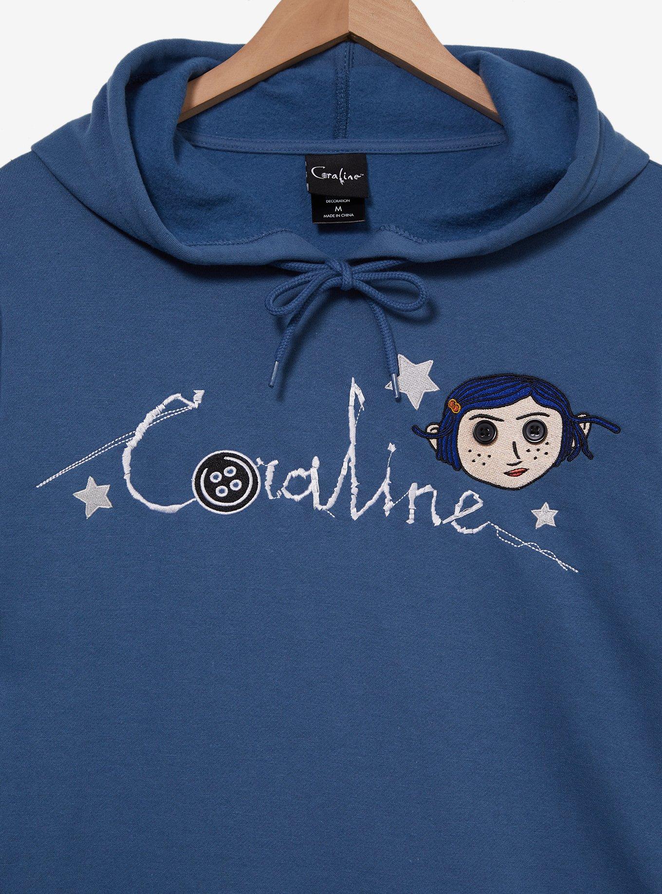 Coraline Icons Embroidered Hoodie - BoxLunch Exclusive
