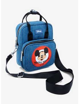 Disney Mickey Mouse Club Denim Crossbody Bag, , hi-res