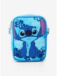 Disney Lilo & Stitch Blue Flowers Crossbody Bag, , alternate