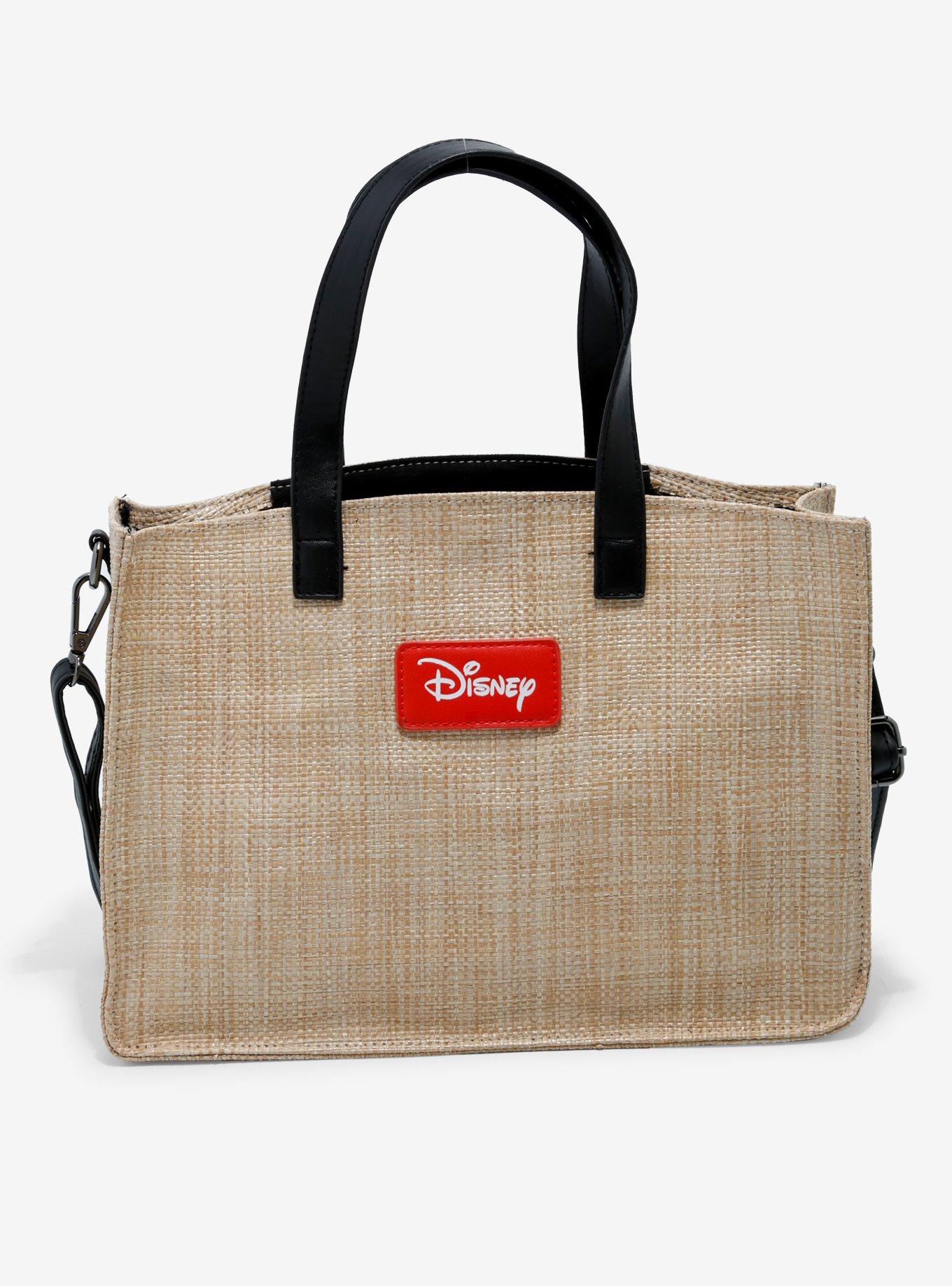 Disney Minnie Mouse Burlap Tote Bag, , alternate