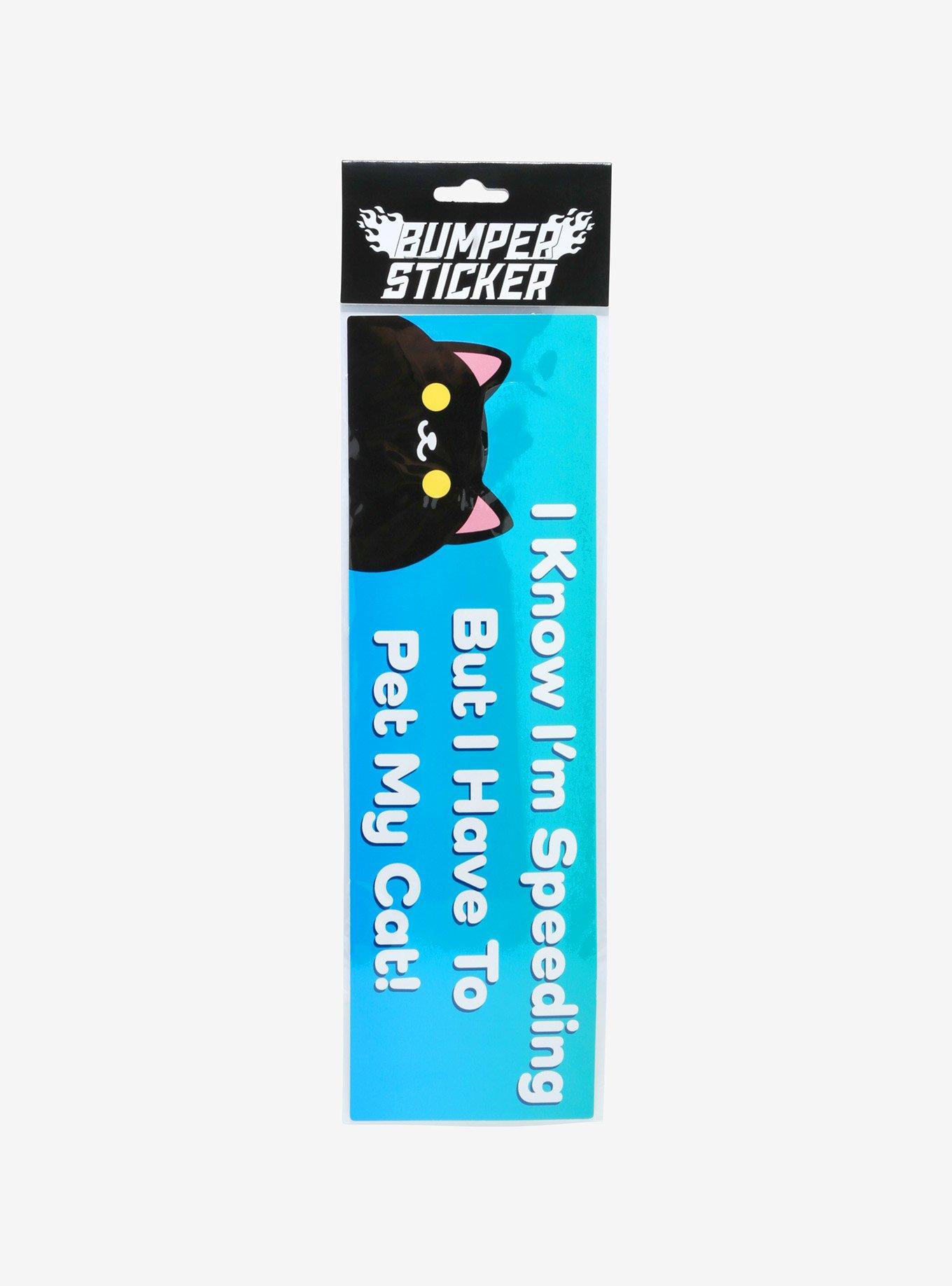 Need To Pet My Cat Bumper Sticker, , alternate