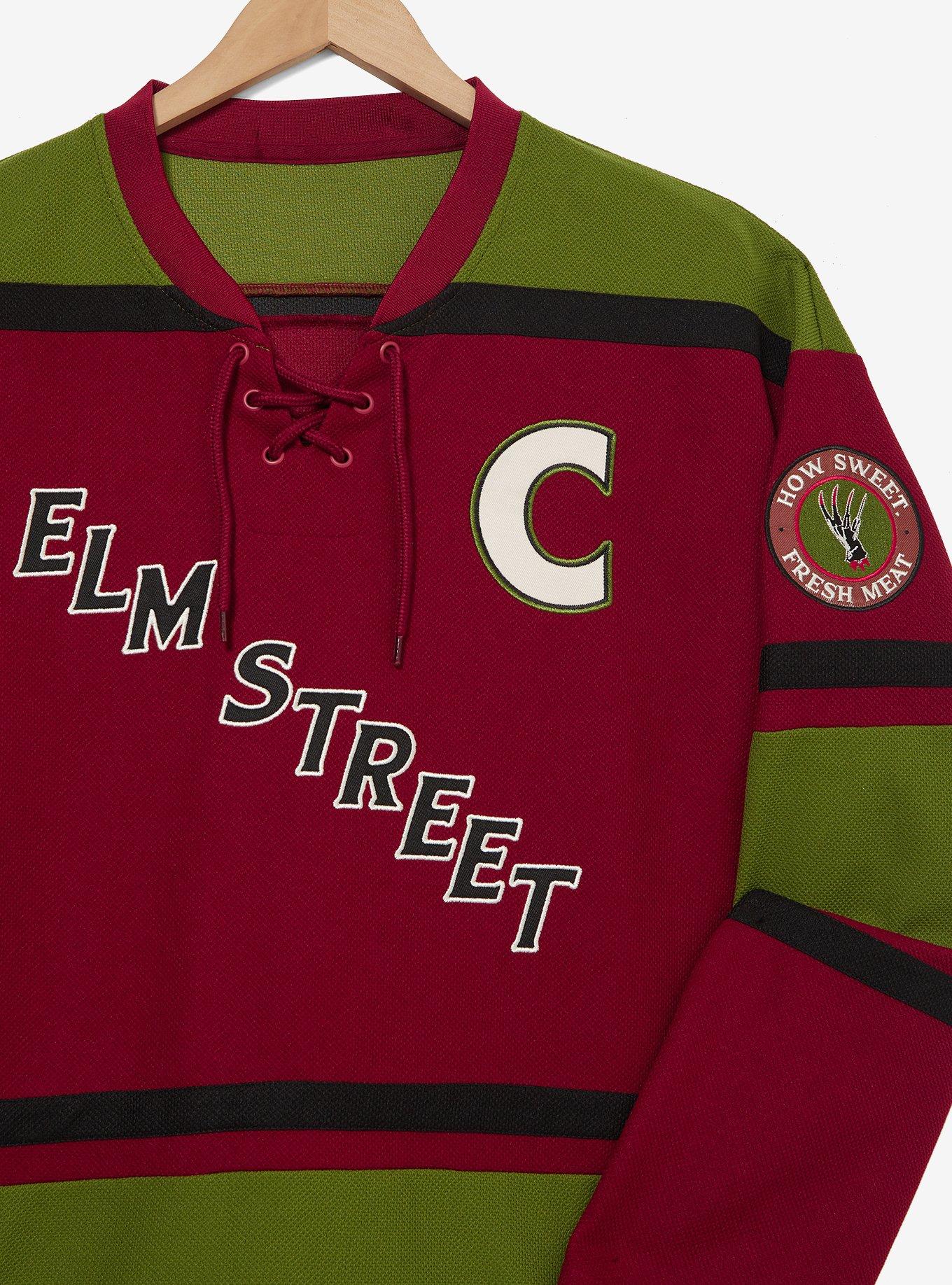 Nightmare on Elm Street Freddy Krueger Hockey Jersey - BoxLunch Exclusive, RED  CRIMSON, alternate