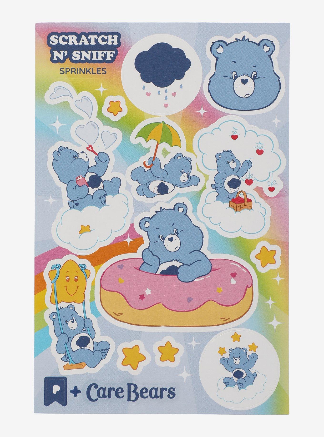 Pipsticks X Care Bears Grumpy Bear Scratch N' Sniff Sticker Sheet, , alternate