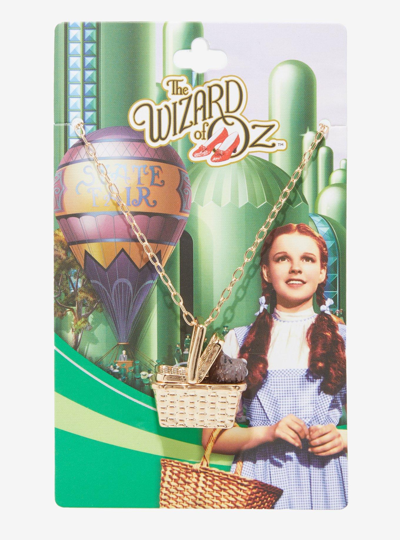 The Wizard Of Oz Toto Basket Figural Necklace