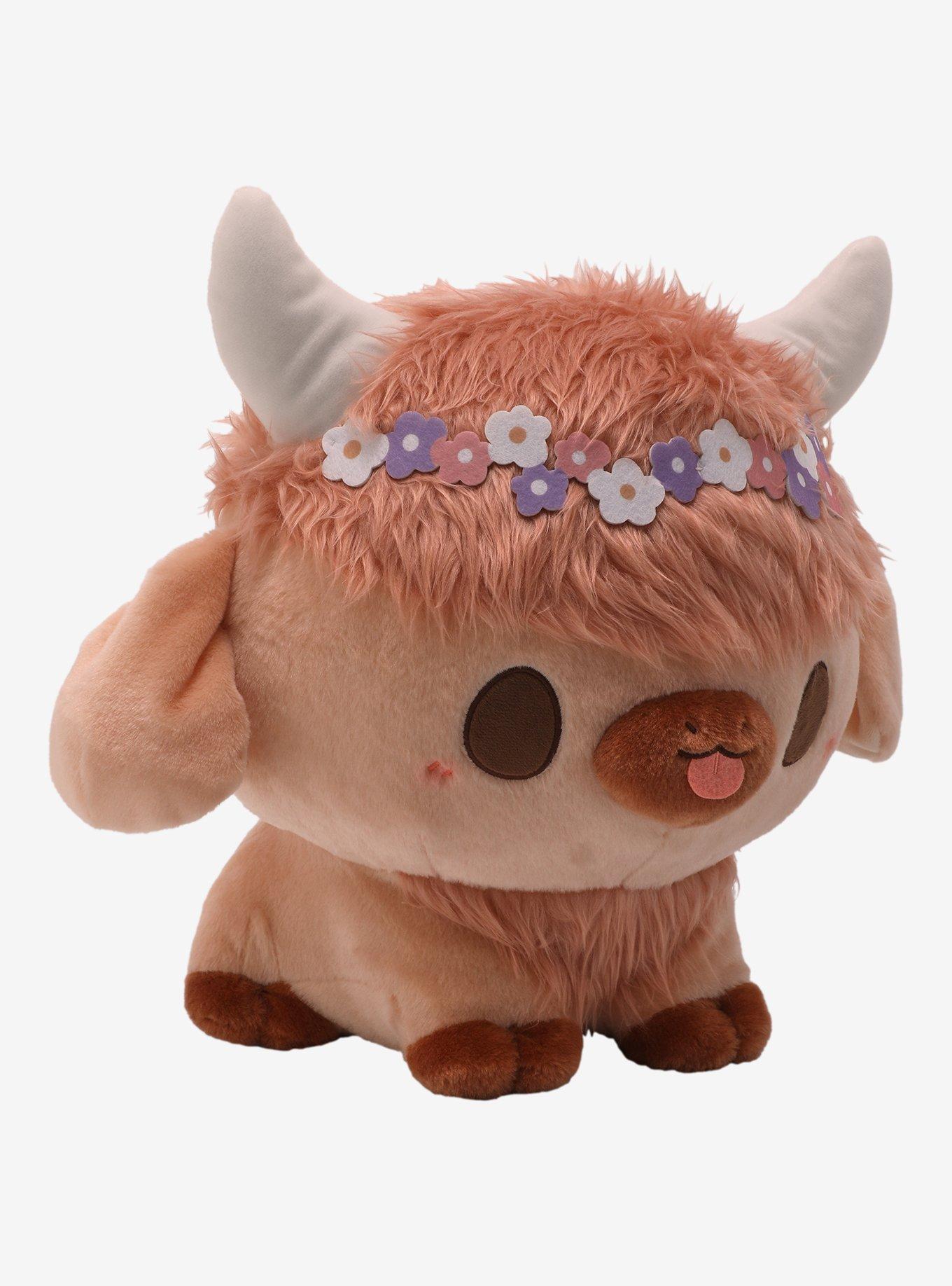 Birduyen Flower Crown Cow Plush, , hi-res
