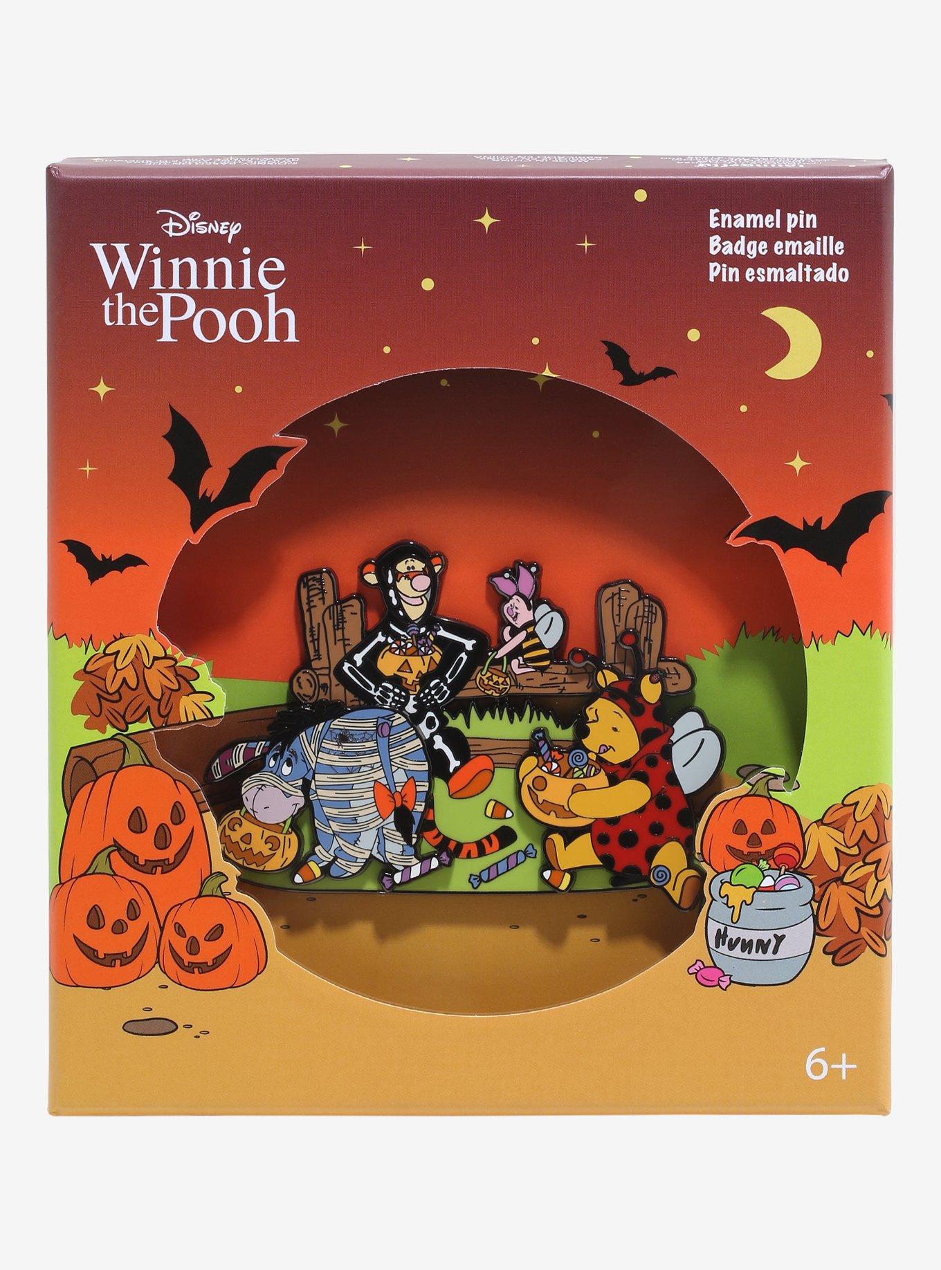 Loungefly Disney Winnie The Pooh Trick-Or-Treat 3 Inch Enamel Pin