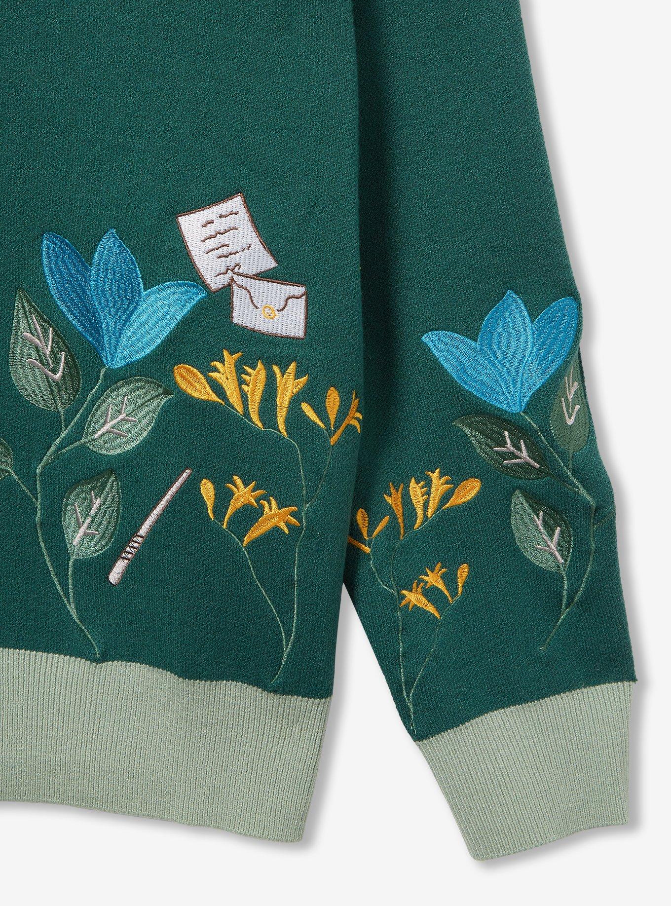 Harry Potter Dobby Floral Cardigan, AQUA GREEN, alternate