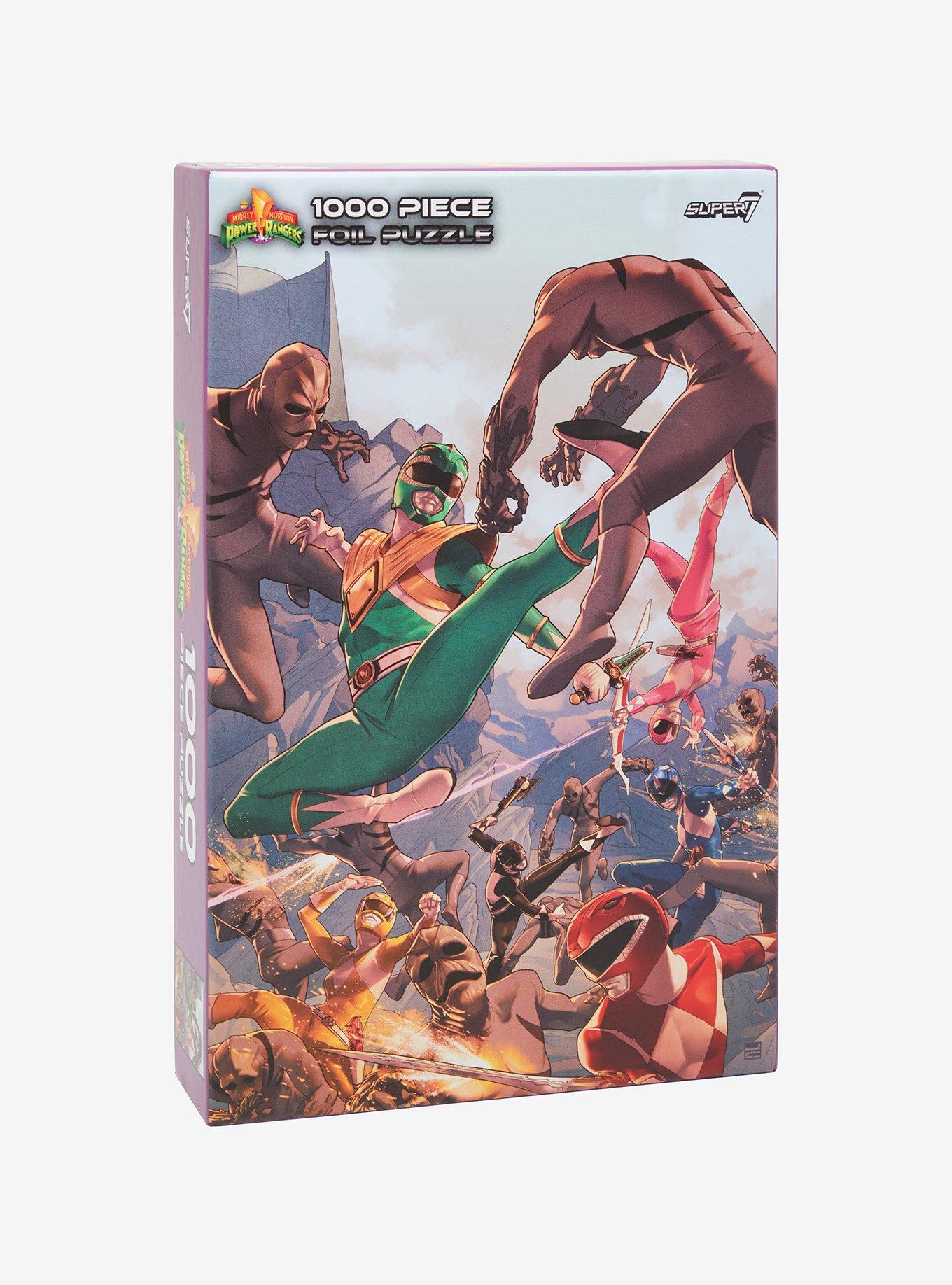 Mighty Morphin Power Rangers Rangers Group Fight Puzzle, , hi-res