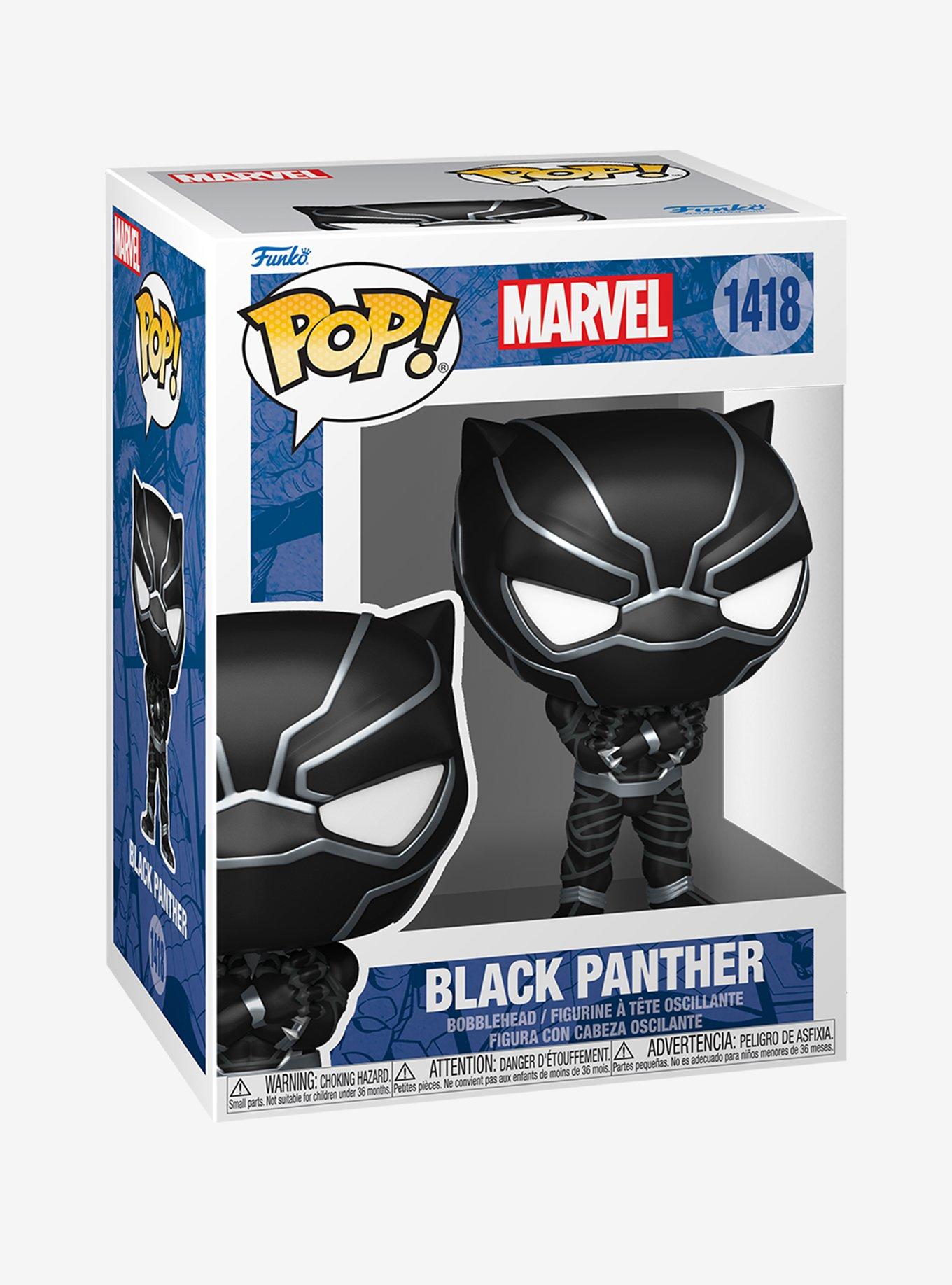 Funko Marvel Pop! Black Panther Vinyl Bobble-Head Figure, , hi-res