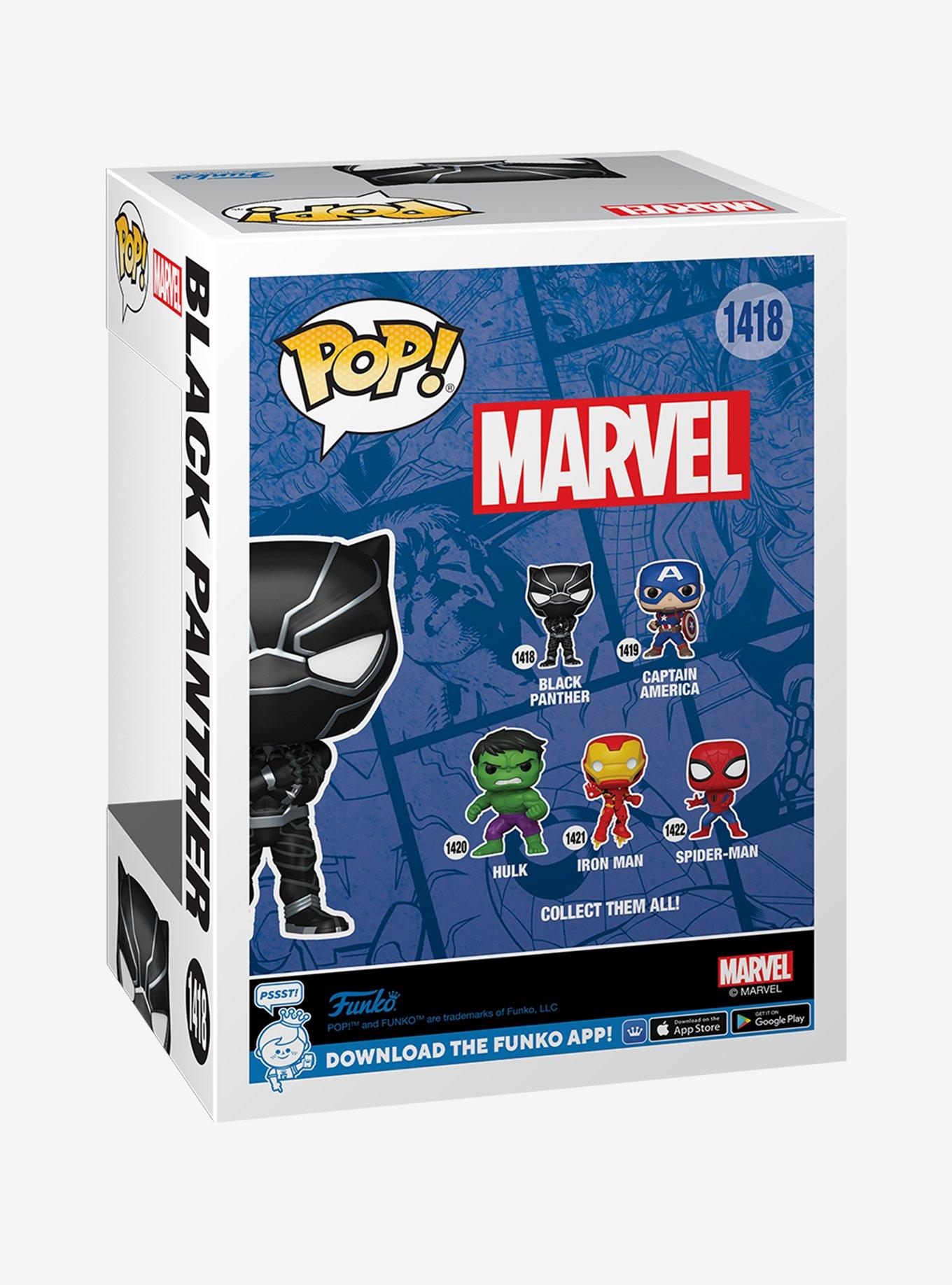 Funko Marvel Pop! Black Panther Vinyl Bobble-Head Figure, , alternate