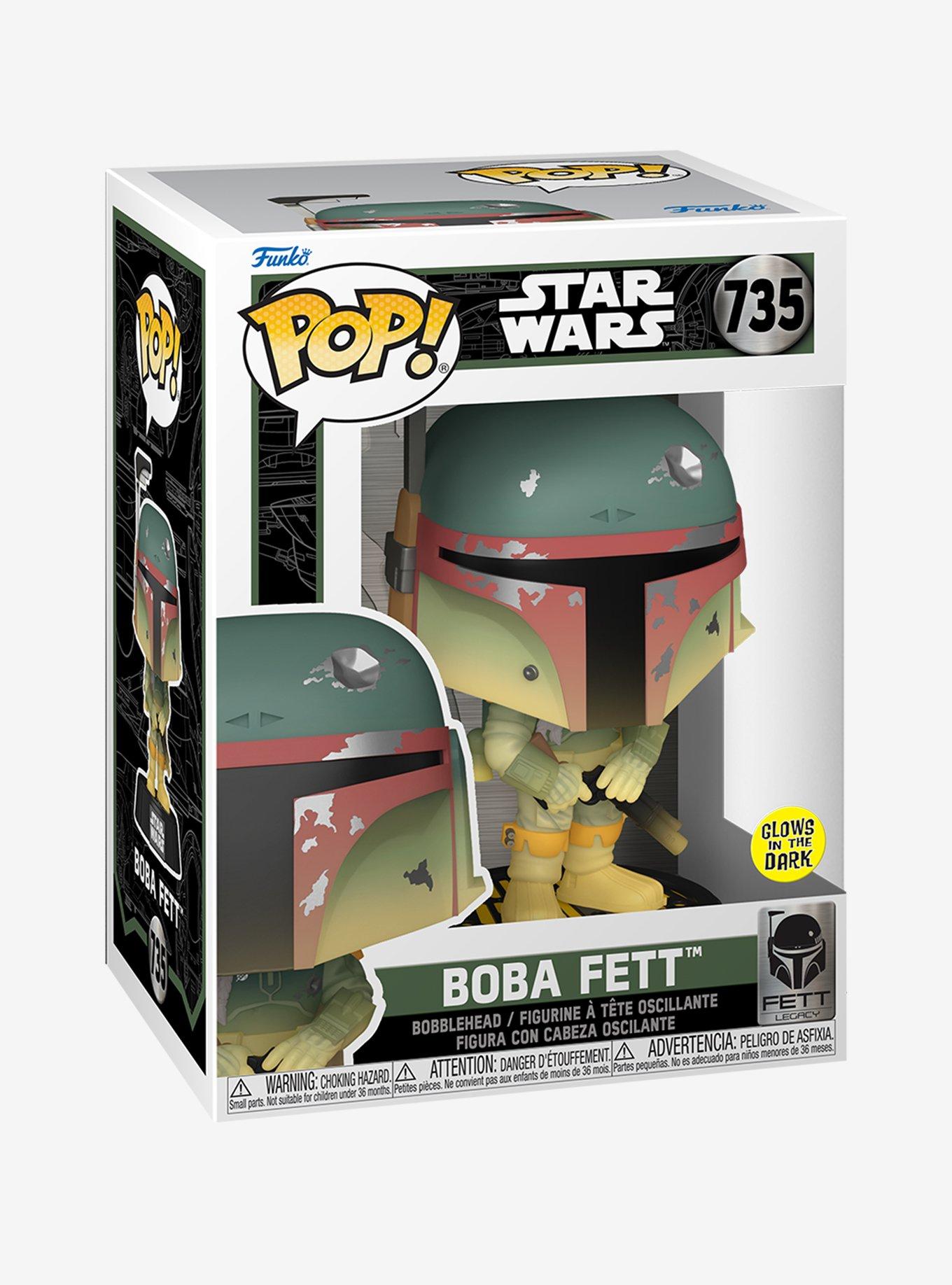 Funko Star Wars Pop! Boba Fett Glow-In-The-Dark Vinyl Bobble-Head Figure, , alternate