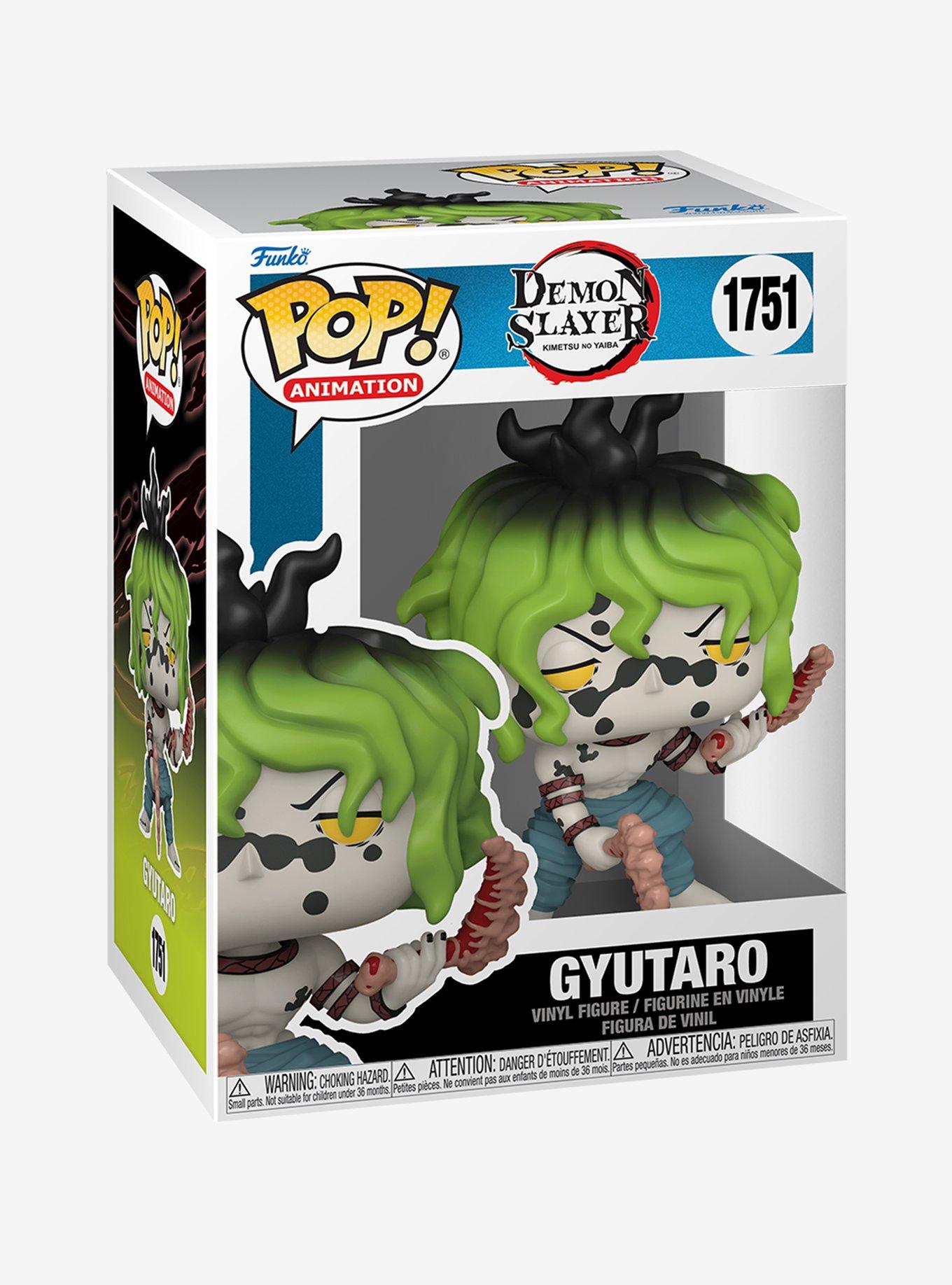 Funko Demon Slayer: Kimetsu No Yaiba Pop! Animation Gyutaro Vinyl Figure, , hi-res